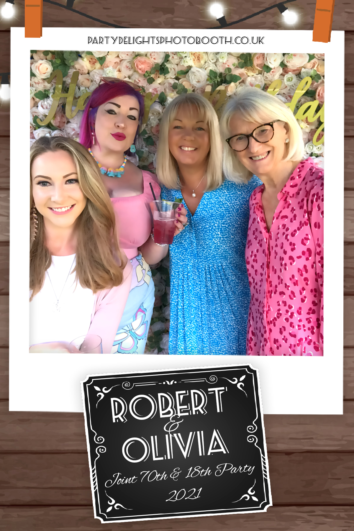 Joint 18th and 70th Garden Birthday Party | View more photos from the event at gallery.partydelightsphotobooth.co.uk/u/PartyDelightsPhotoBooth/Joint-18th-and-70th-Garden-Birthday-Party