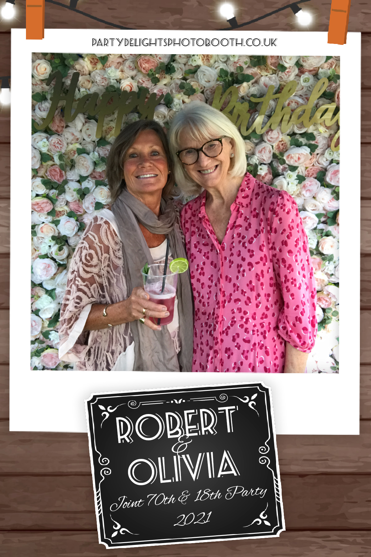 Joint 18th and 70th Garden Birthday Party | View more photos from the event at gallery.partydelightsphotobooth.co.uk/u/PartyDelightsPhotoBooth/Joint-18th-and-70th-Garden-Birthday-Party