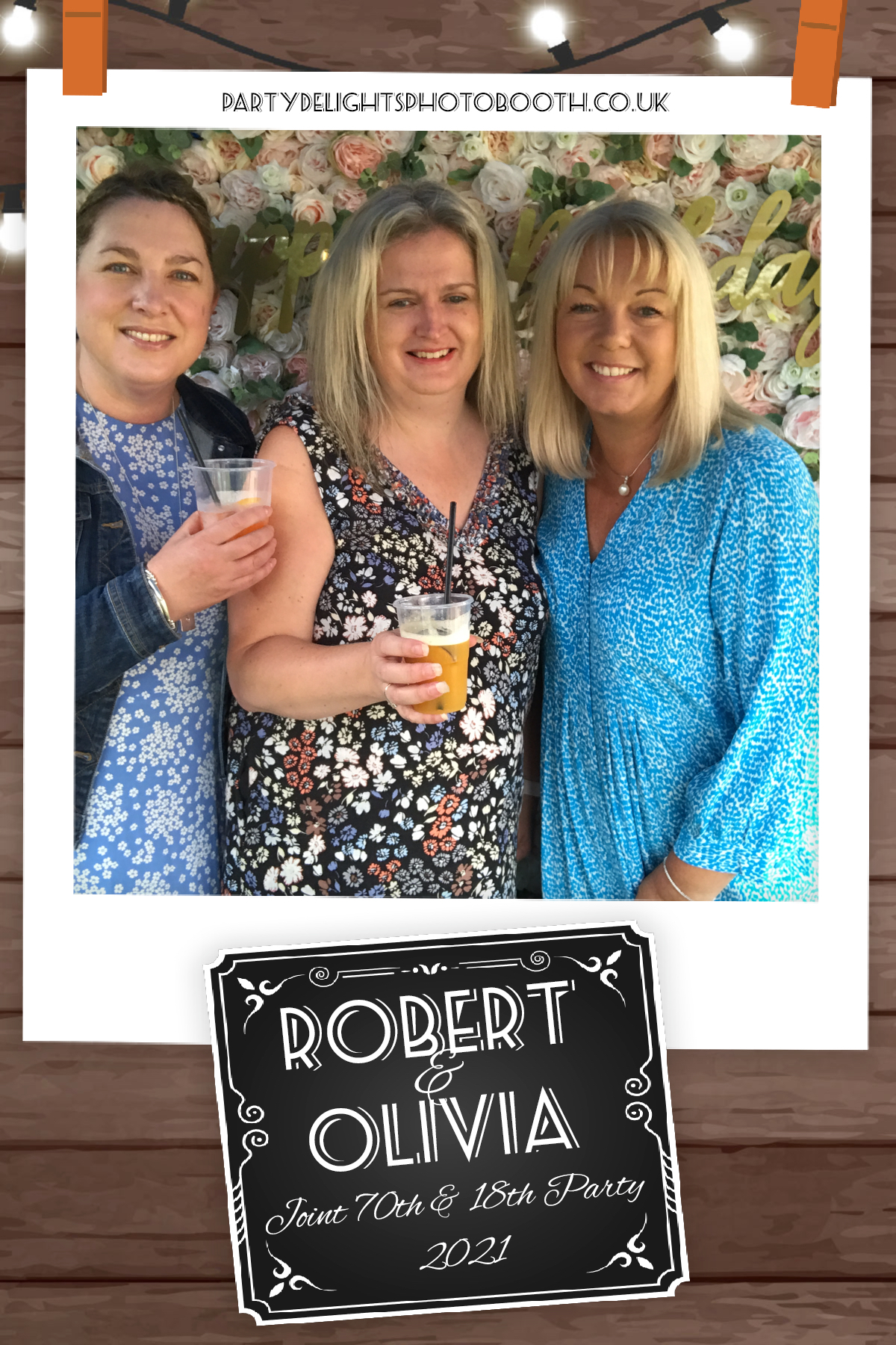 Joint 18th and 70th Garden Birthday Party | View more photos from the event at gallery.partydelightsphotobooth.co.uk/u/PartyDelightsPhotoBooth/Joint-18th-and-70th-Garden-Birthday-Party