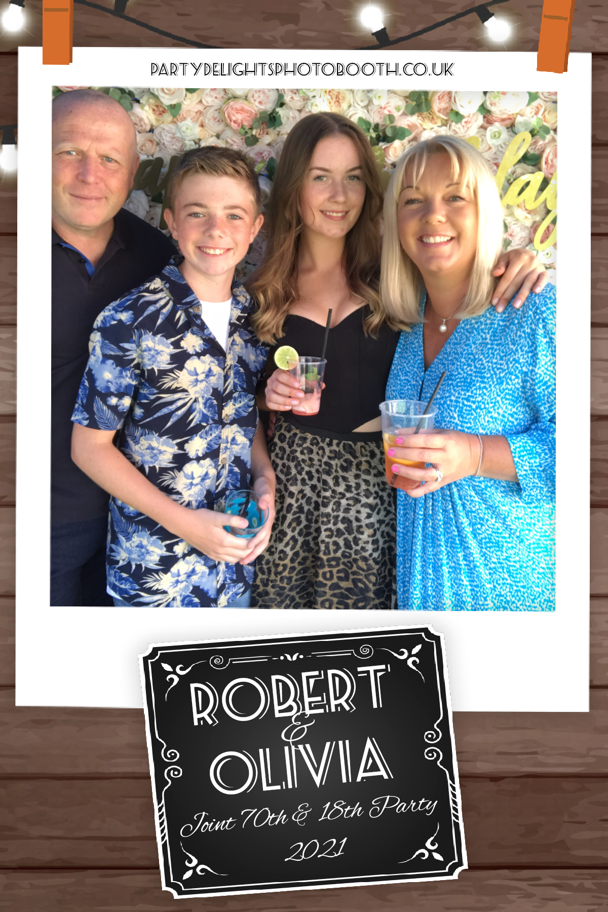 Joint 18th and 70th Garden Birthday Party | View more photos from the event at gallery.partydelightsphotobooth.co.uk/u/PartyDelightsPhotoBooth/Joint-18th-and-70th-Garden-Birthday-Party