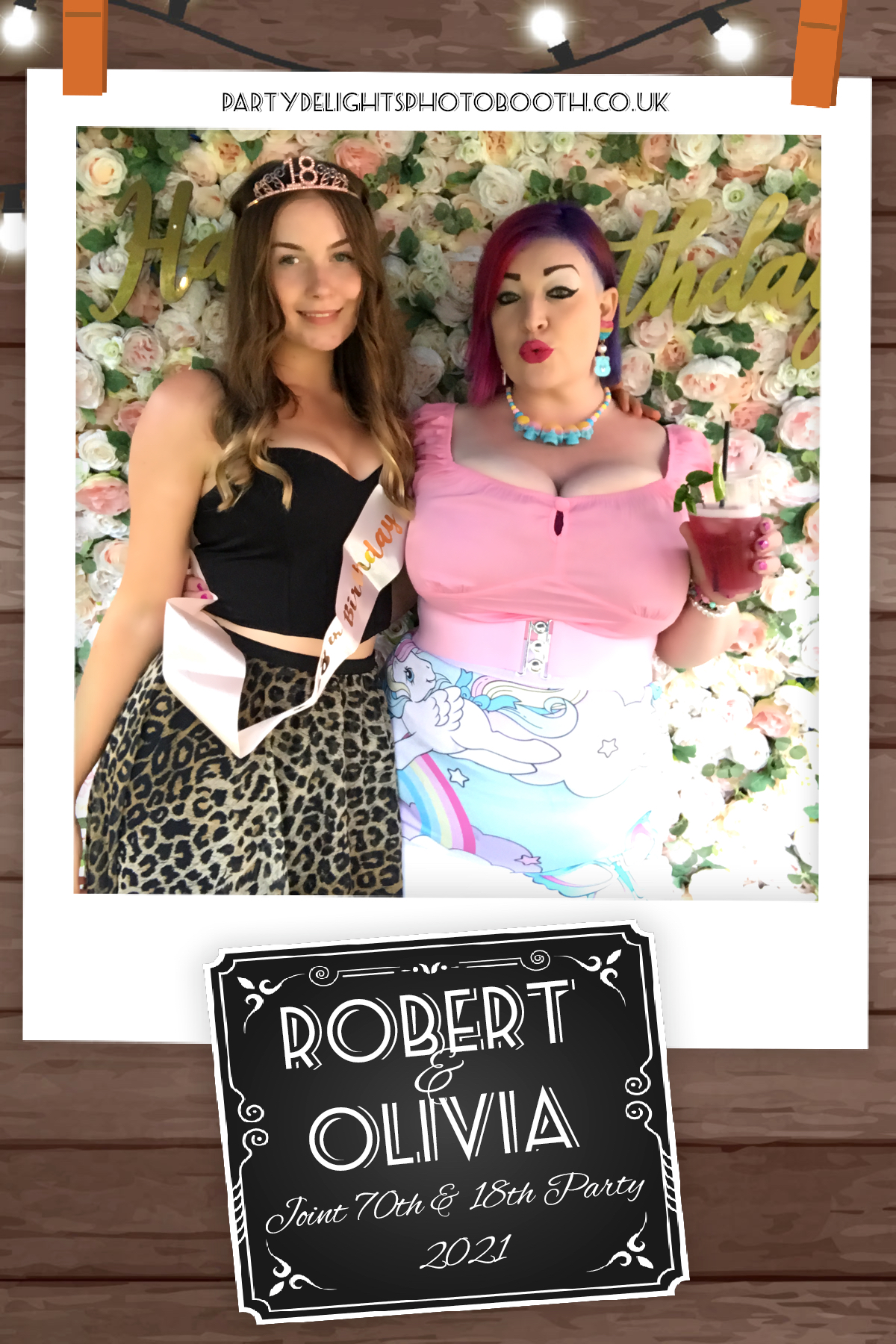 Joint 18th and 70th Garden Birthday Party | View more photos from the event at gallery.partydelightsphotobooth.co.uk/u/PartyDelightsPhotoBooth/Joint-18th-and-70th-Garden-Birthday-Party
