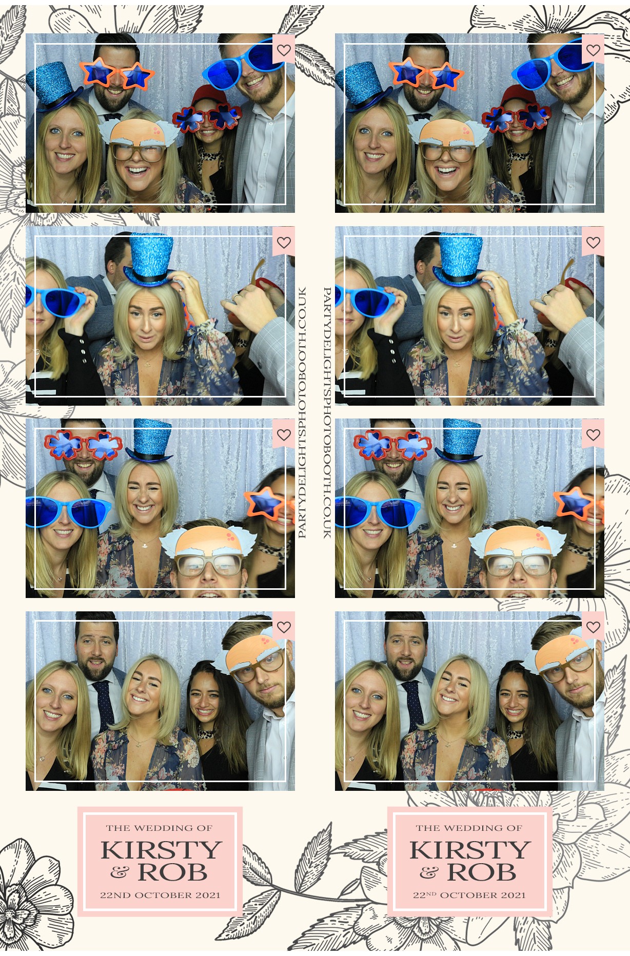 Kirsty and Rob's Wedding | View more photos from the event at gallery.partydelightsphotobooth.co.uk/u/PartyDelightsPhotoBooth/Kirsty-and-Robs-Wedding