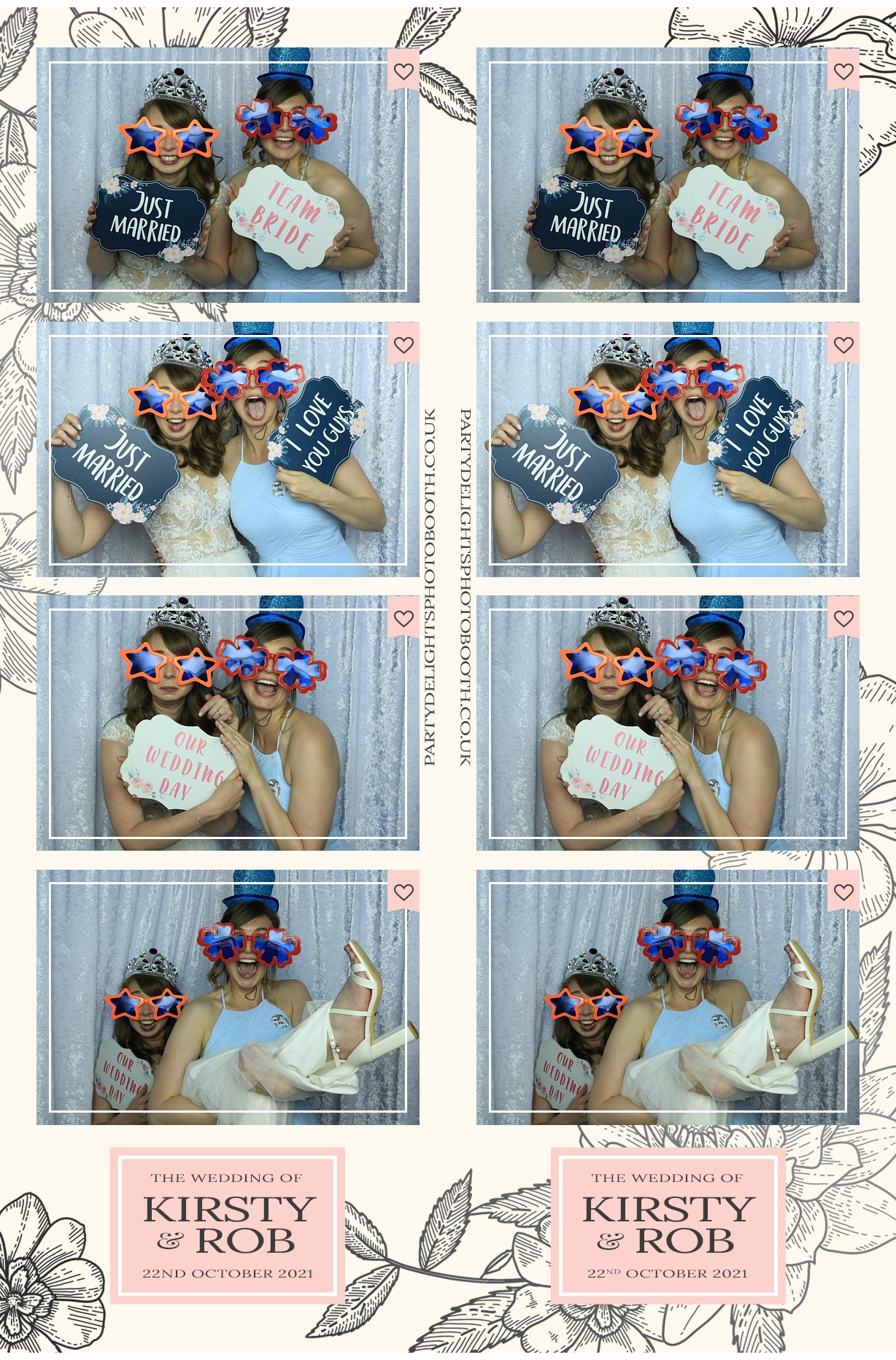 Kirsty and Rob's Wedding | View more photos from the event at gallery.partydelightsphotobooth.co.uk/u/PartyDelightsPhotoBooth/Kirsty-and-Robs-Wedding