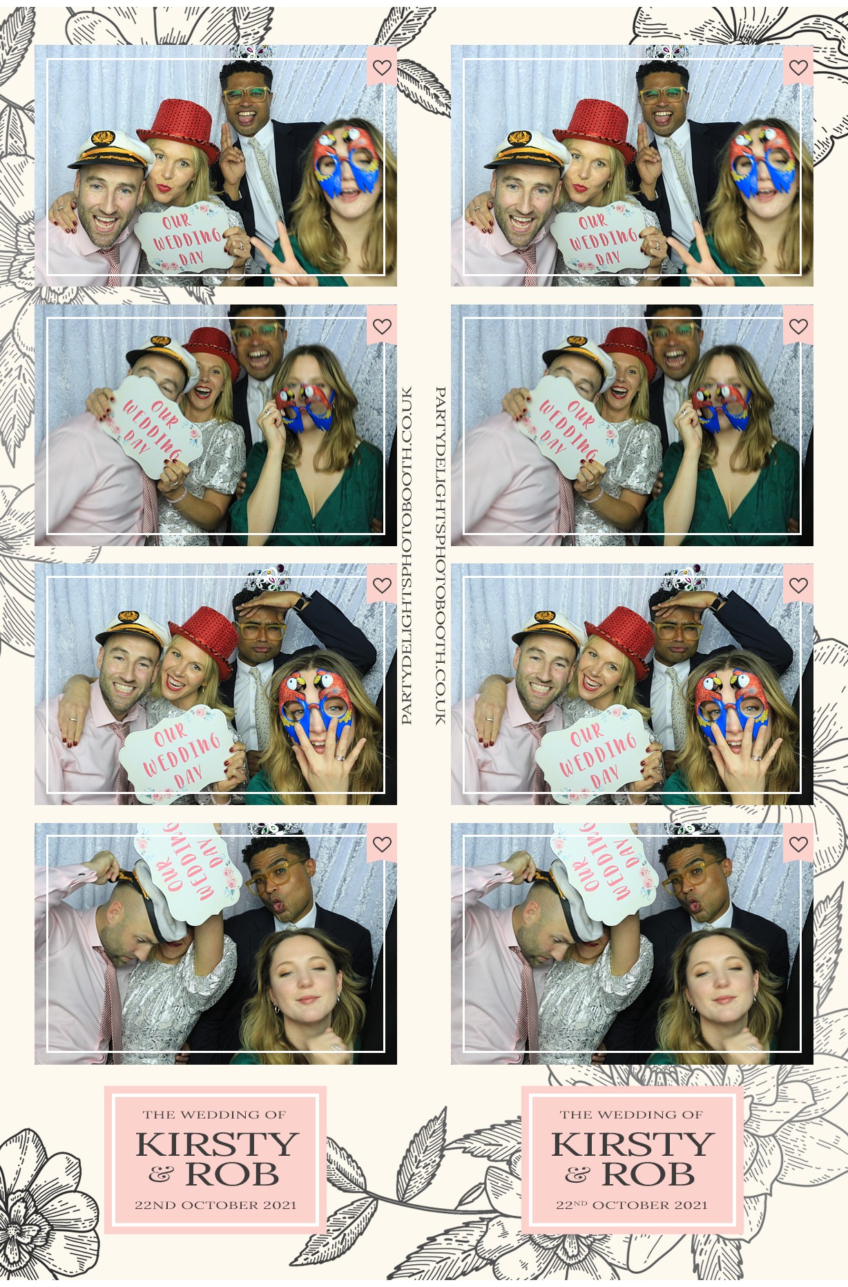Kirsty and Rob's Wedding | View more photos from the event at gallery.partydelightsphotobooth.co.uk/u/PartyDelightsPhotoBooth/Kirsty-and-Robs-Wedding