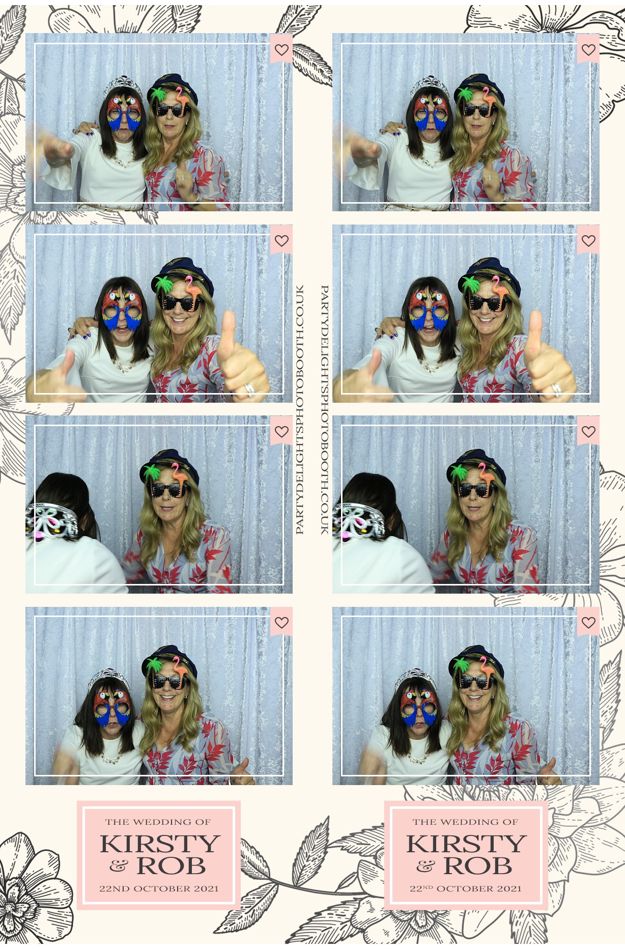 Kirsty and Rob's Wedding | View more photos from the event at gallery.partydelightsphotobooth.co.uk/u/PartyDelightsPhotoBooth/Kirsty-and-Robs-Wedding