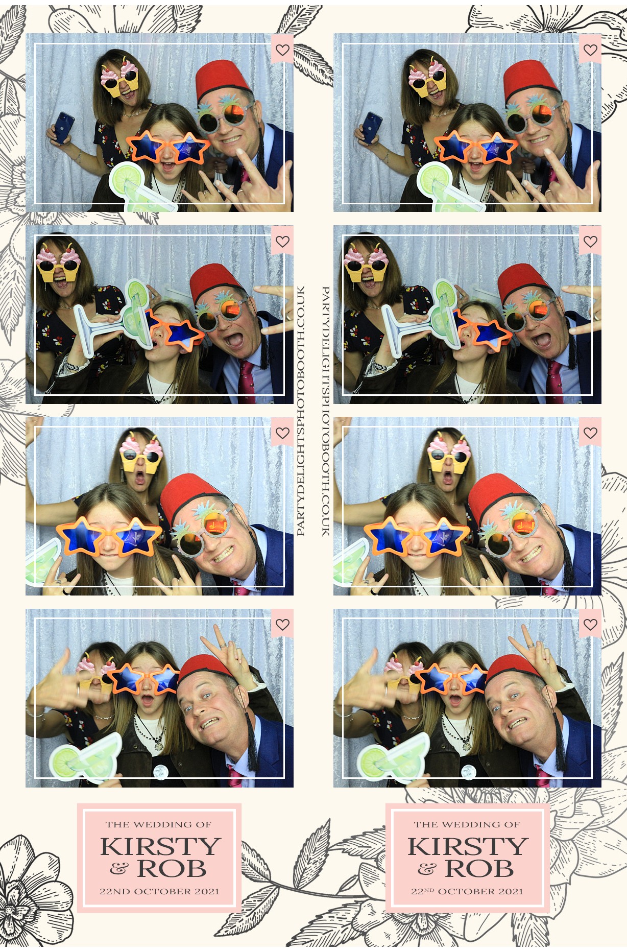 Kirsty and Rob's Wedding | View more photos from the event at gallery.partydelightsphotobooth.co.uk/u/PartyDelightsPhotoBooth/Kirsty-and-Robs-Wedding