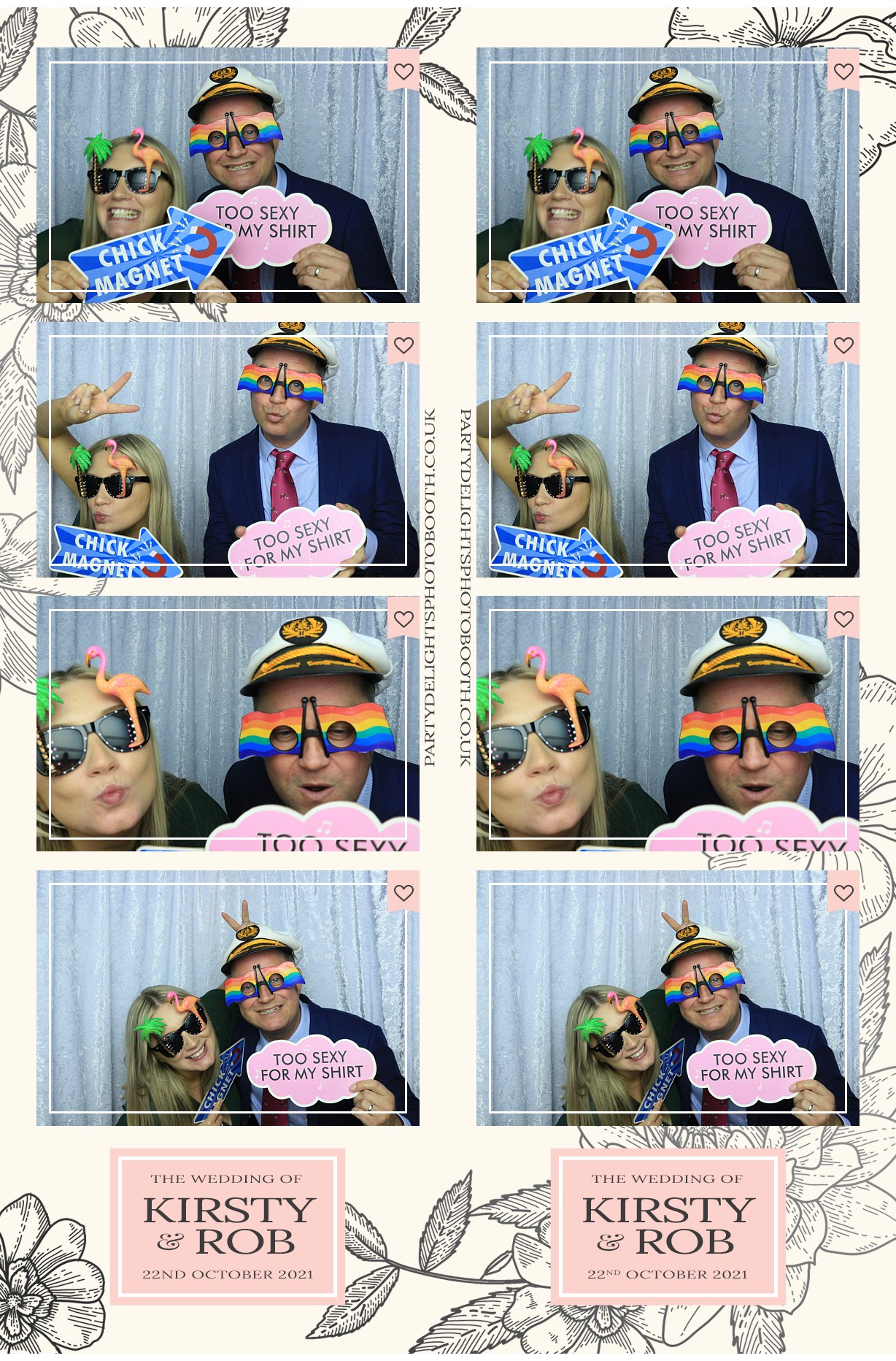 Kirsty and Rob's Wedding | View more photos from the event at gallery.partydelightsphotobooth.co.uk/u/PartyDelightsPhotoBooth/Kirsty-and-Robs-Wedding