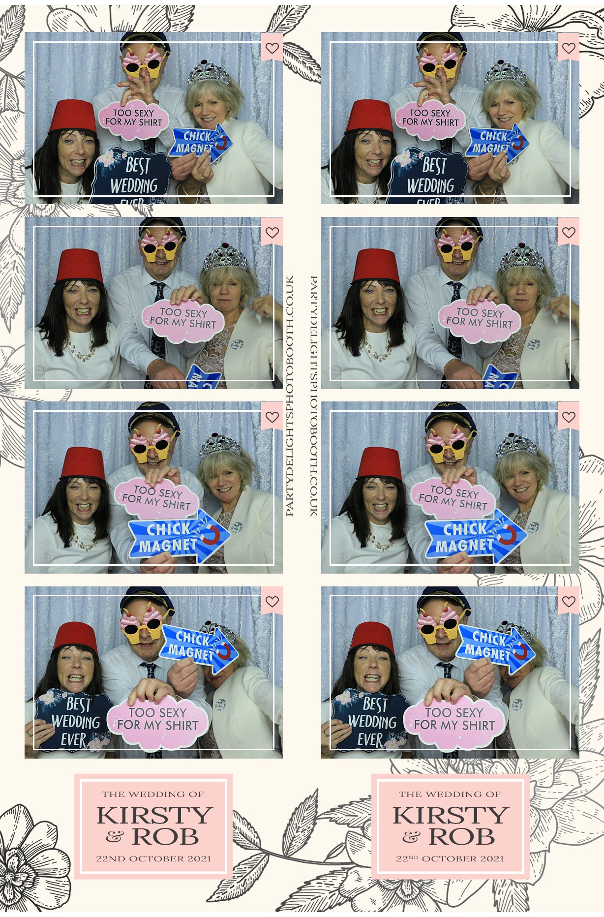 Kirsty and Rob's Wedding | View more photos from the event at gallery.partydelightsphotobooth.co.uk/u/PartyDelightsPhotoBooth/Kirsty-and-Robs-Wedding