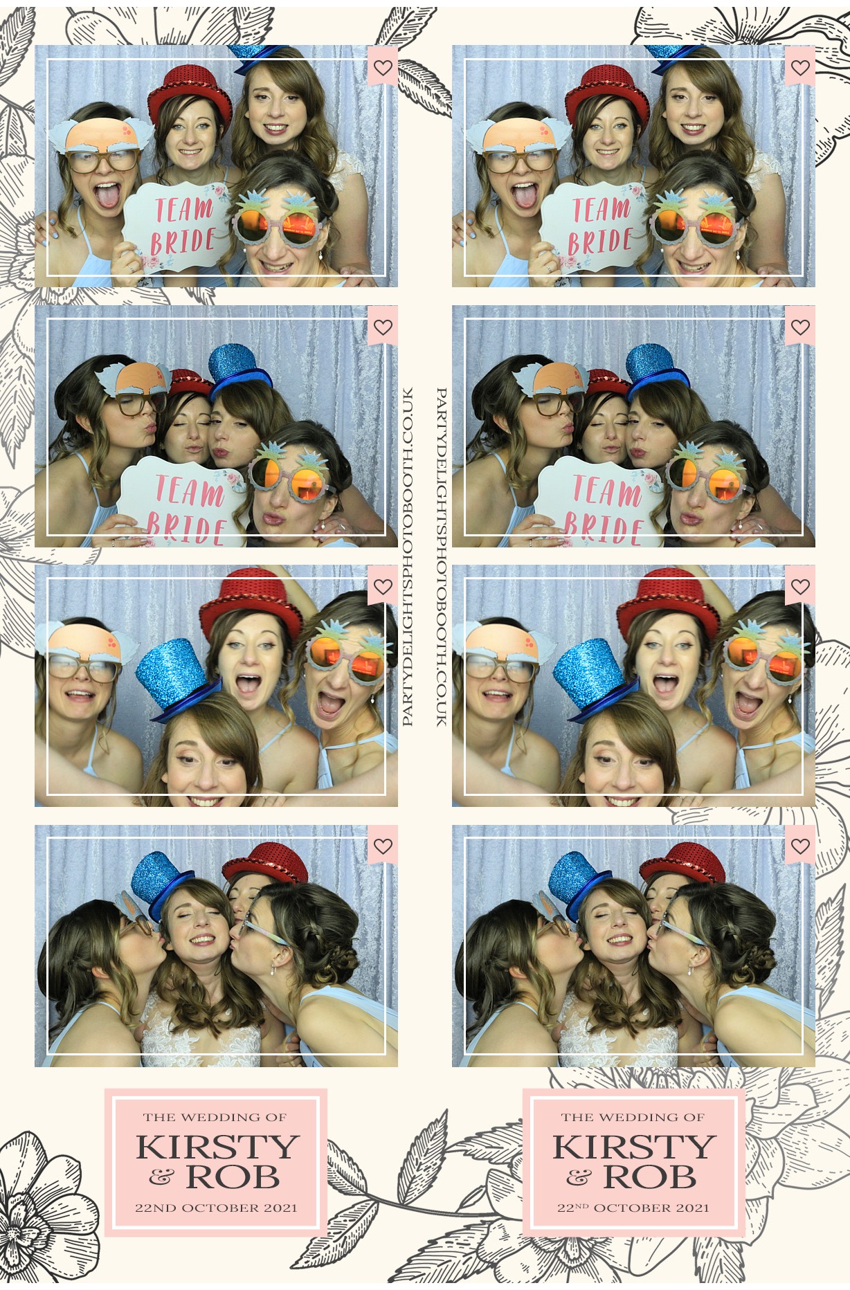 Kirsty and Rob's Wedding | View more photos from the event at gallery.partydelightsphotobooth.co.uk/u/PartyDelightsPhotoBooth/Kirsty-and-Robs-Wedding