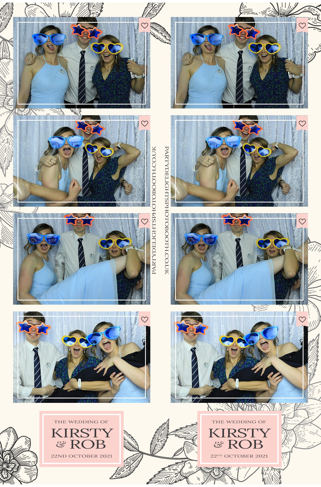 Kirsty and Rob's Wedding | View more photos from the event at gallery.partydelightsphotobooth.co.uk/u/PartyDelightsPhotoBooth/Kirsty-and-Robs-Wedding