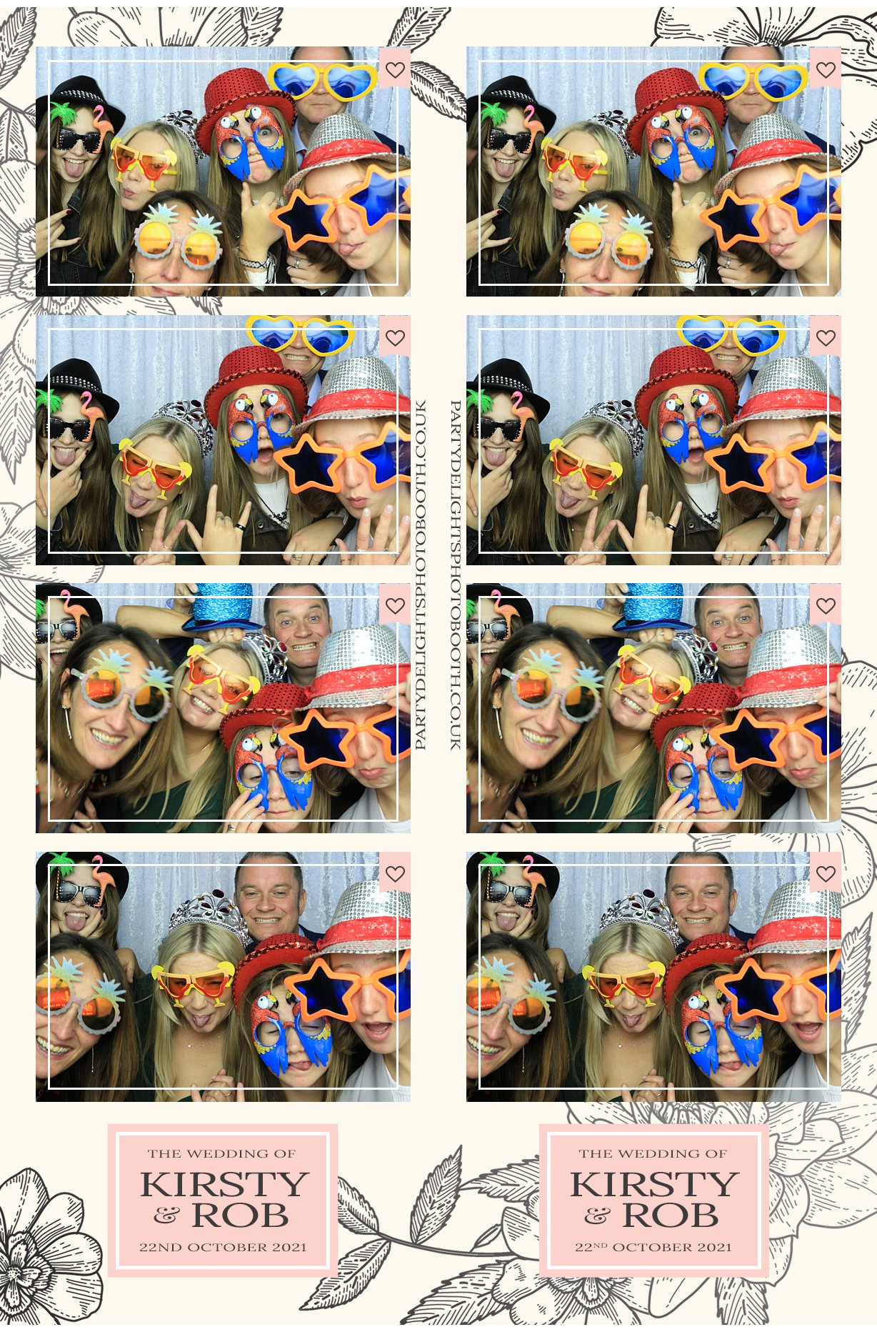 Kirsty and Rob's Wedding | View more photos from the event at gallery.partydelightsphotobooth.co.uk/u/PartyDelightsPhotoBooth/Kirsty-and-Robs-Wedding