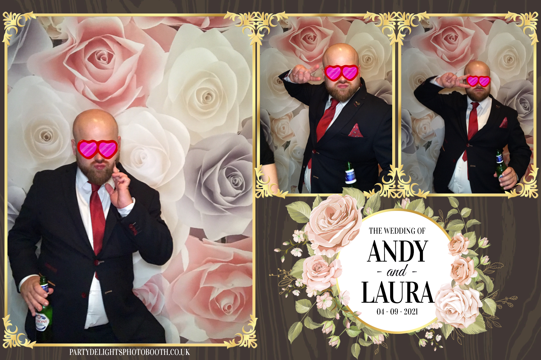 Laura & Andy's Wedding | View more photos from the event at gallery.partydelightsphotobooth.co.uk/u/PartyDelightsPhotoBooth/Laura-Andys-Wedding