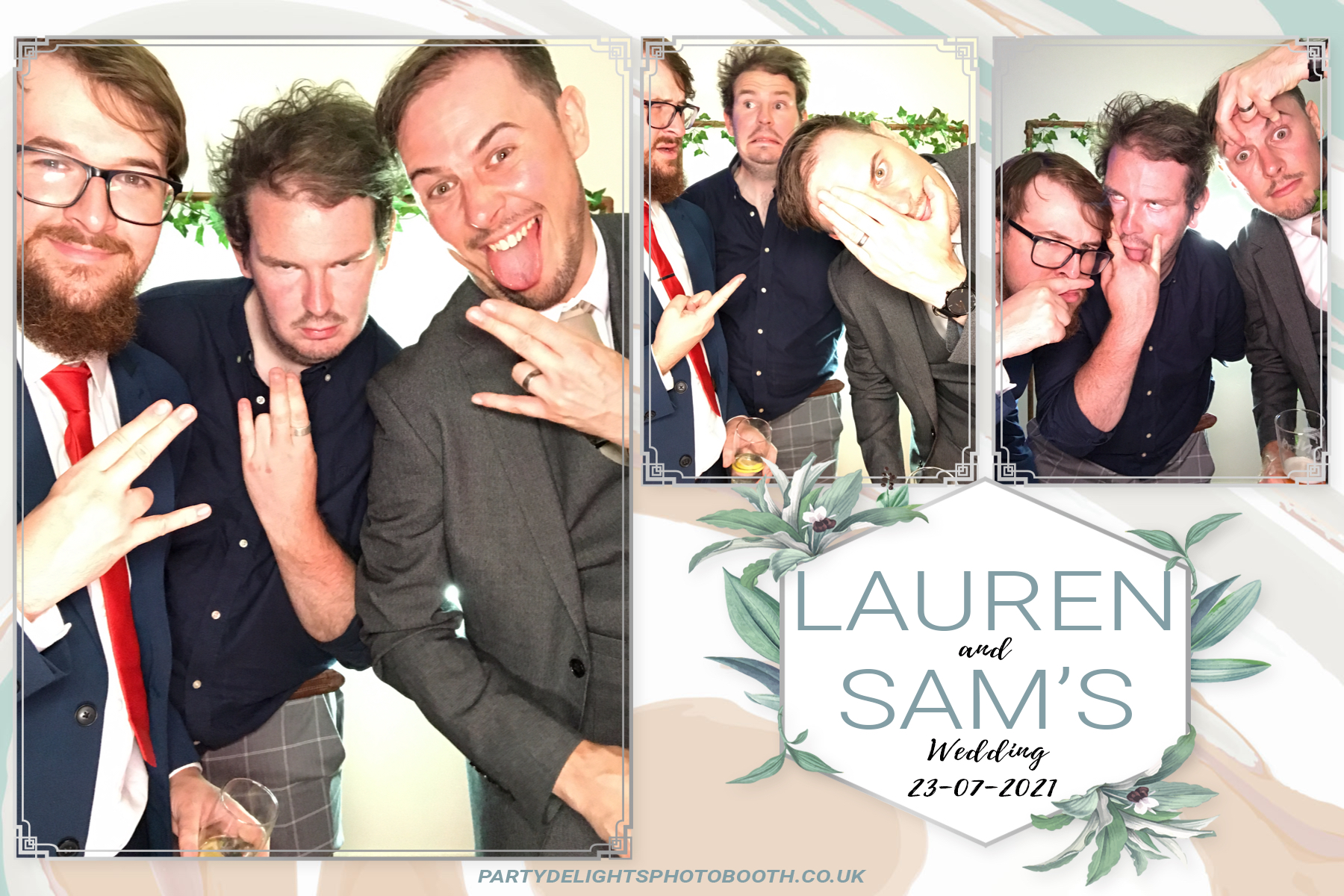 Lauren and Sam's Wedding | View more photos from the event at gallery.partydelightsphotobooth.co.uk/u/PartyDelightsPhotoBooth/Lauren-and-Sams-Wedding