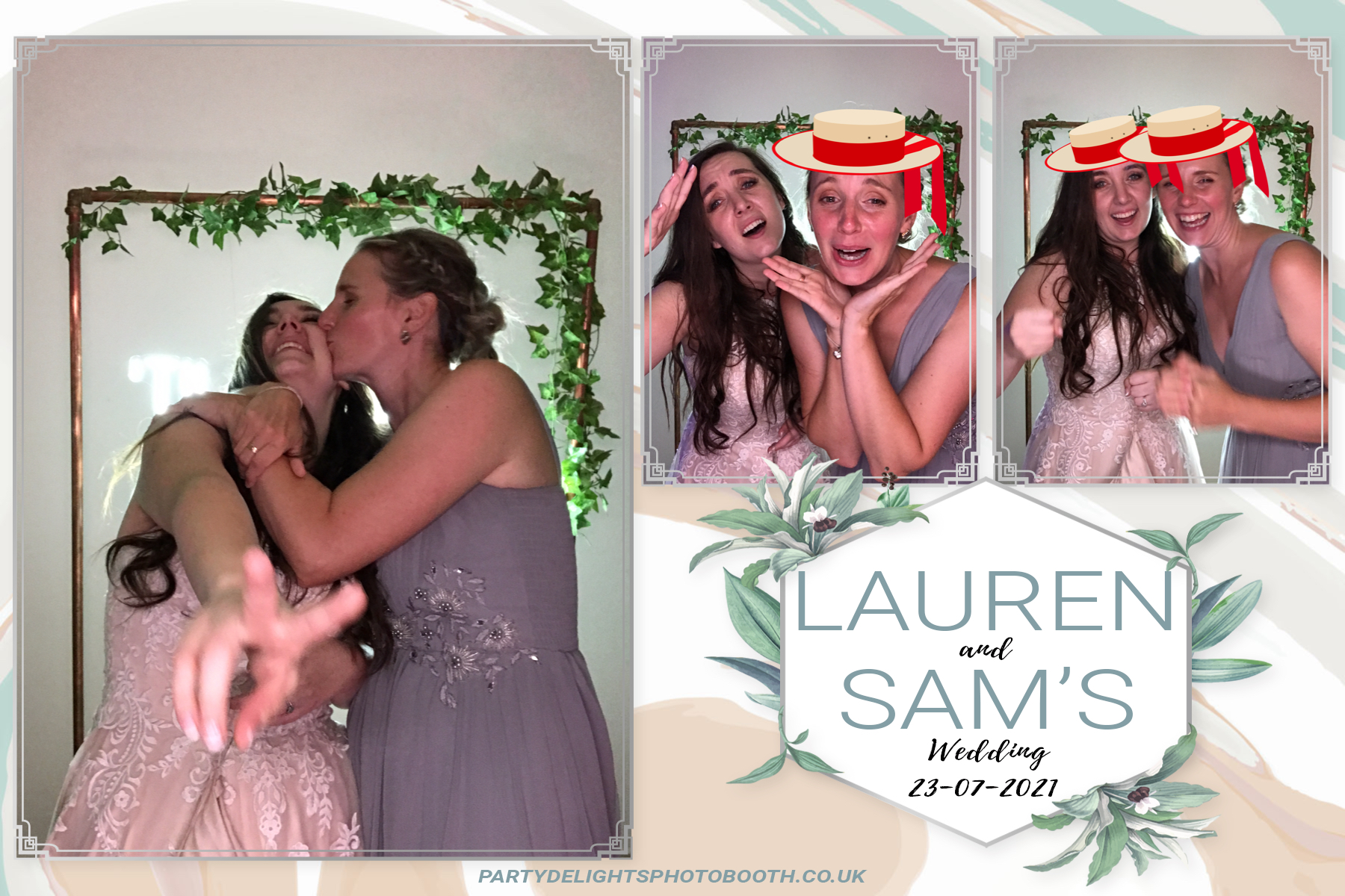 Lauren and Sam's Wedding | View more photos from the event at gallery.partydelightsphotobooth.co.uk/u/PartyDelightsPhotoBooth/Lauren-and-Sams-Wedding