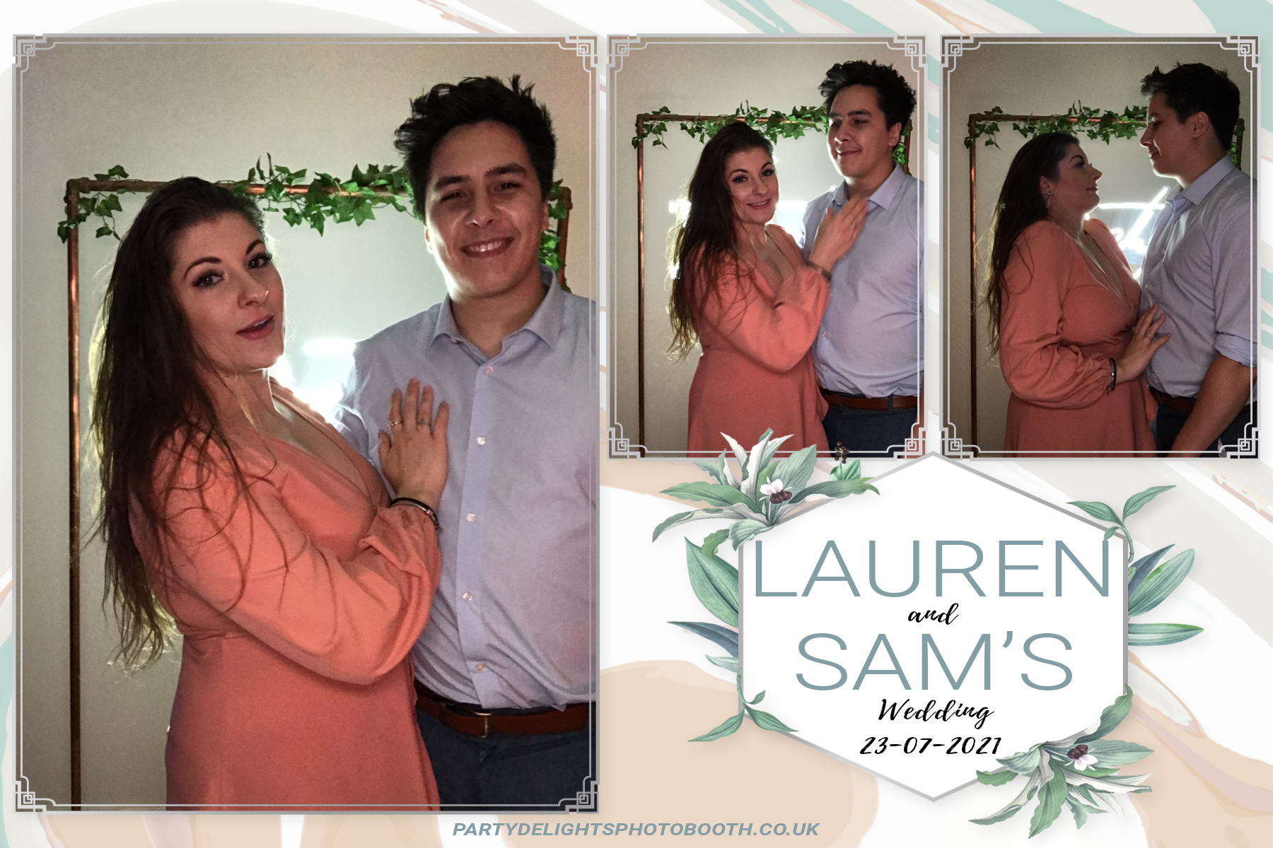 Lauren and Sam's Wedding | View more photos from the event at gallery.partydelightsphotobooth.co.uk/u/PartyDelightsPhotoBooth/Lauren-and-Sams-Wedding