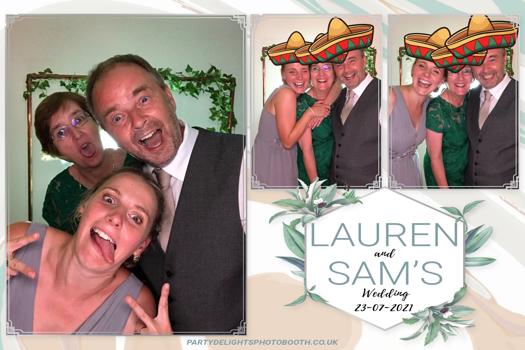 Lauren and Sam's Wedding | View more photos from the event at gallery.partydelightsphotobooth.co.uk/u/PartyDelightsPhotoBooth/Lauren-and-Sams-Wedding