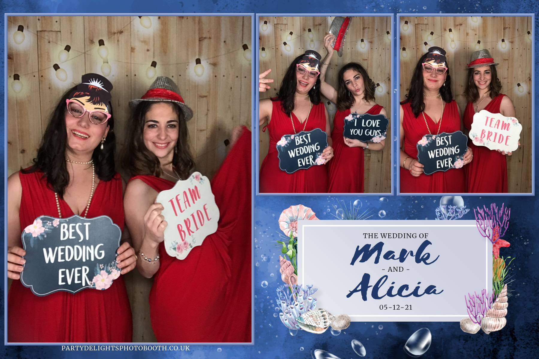 Mark and Alicia's Wedding | View more photos from the event at gallery.partydelightsphotobooth.co.uk/u/PartyDelightsPhotoBooth/Mark-and-Alicias-Wedding