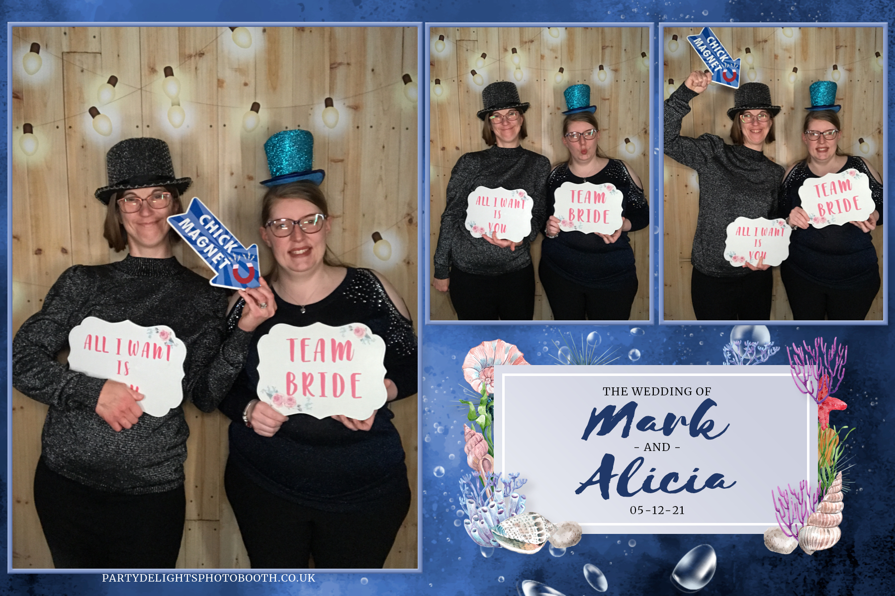 Mark and Alicia's Wedding | View more photos from the event at gallery.partydelightsphotobooth.co.uk/u/PartyDelightsPhotoBooth/Mark-and-Alicias-Wedding