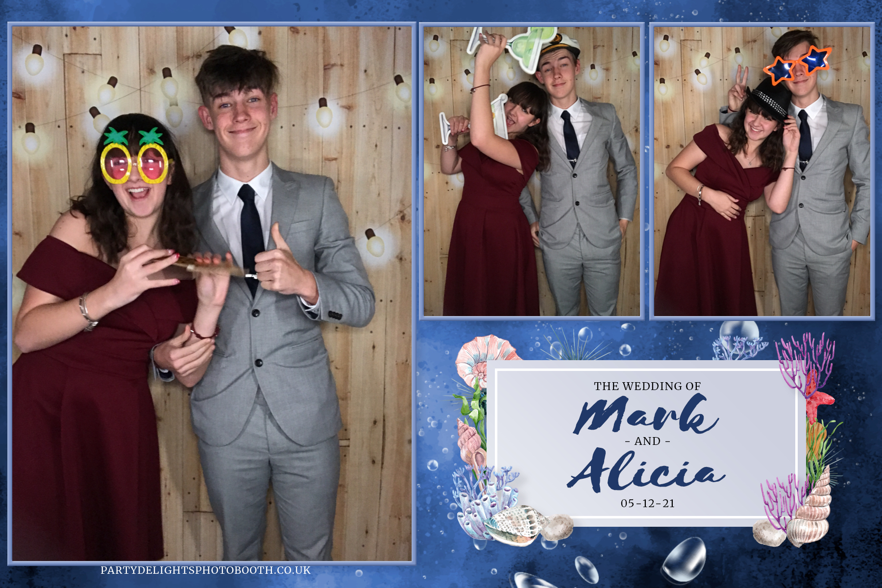 Mark and Alicia's Wedding | View more photos from the event at gallery.partydelightsphotobooth.co.uk/u/PartyDelightsPhotoBooth/Mark-and-Alicias-Wedding
