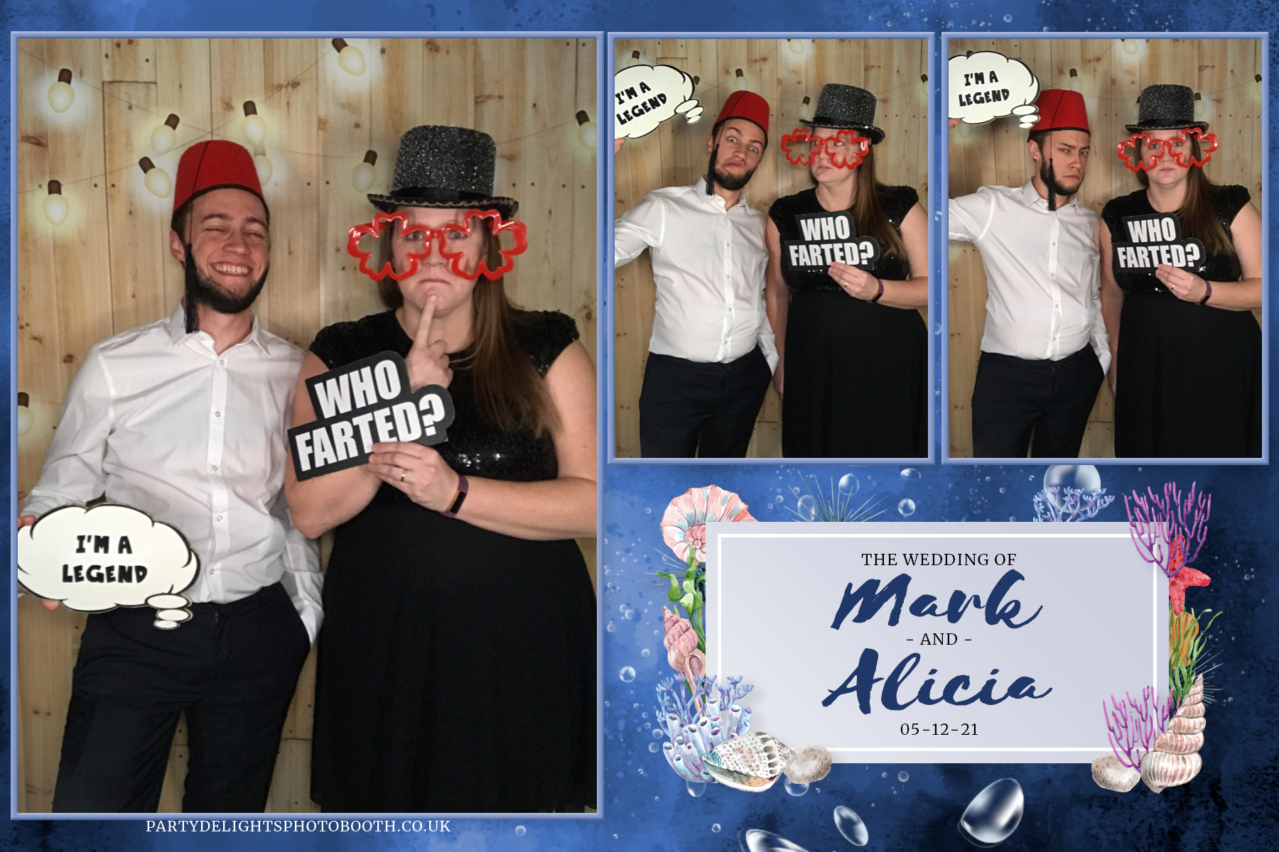 Mark and Alicia's Wedding | View more photos from the event at gallery.partydelightsphotobooth.co.uk/u/PartyDelightsPhotoBooth/Mark-and-Alicias-Wedding
