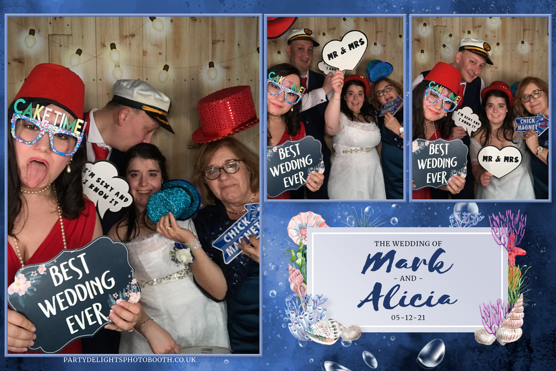 Mark and Alicia's Wedding | View more photos from the event at gallery.partydelightsphotobooth.co.uk/u/PartyDelightsPhotoBooth/Mark-and-Alicias-Wedding