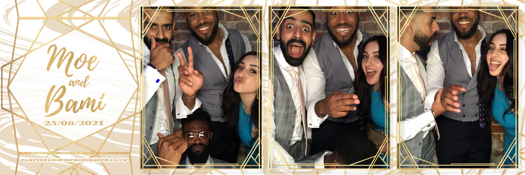Moe And Bami's Wedding | View more photos from the event at gallery.partydelightsphotobooth.co.uk/u/PartyDelightsPhotoBooth/Moe-And-Bamis-Wedding