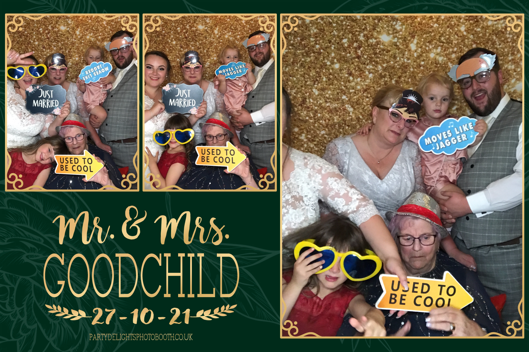 Mr and Mrs Goodchild | View more photos from the event at gallery.partydelightsphotobooth.co.uk/u/PartyDelightsPhotoBooth/Mr-and-Mrs-Goodchild