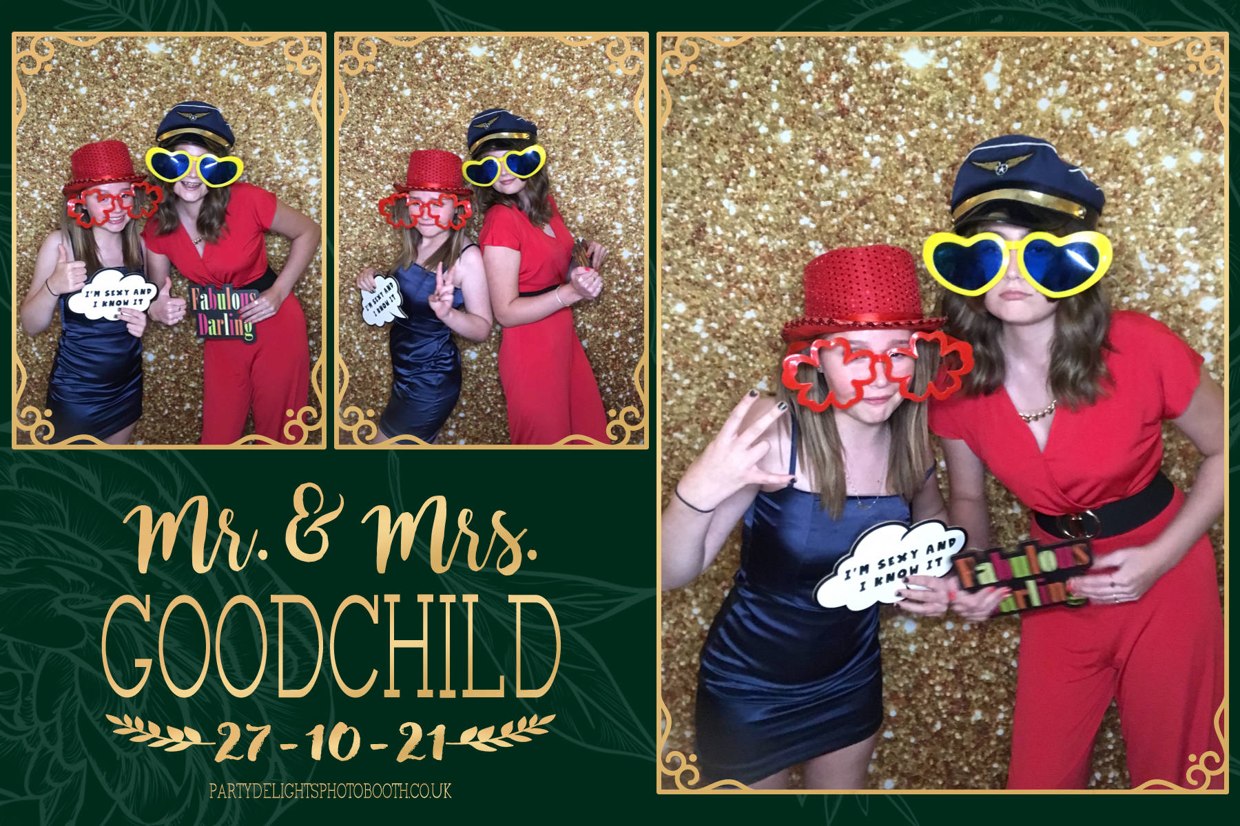 Mr and Mrs Goodchild | View more photos from the event at gallery.partydelightsphotobooth.co.uk/u/PartyDelightsPhotoBooth/Mr-and-Mrs-Goodchild