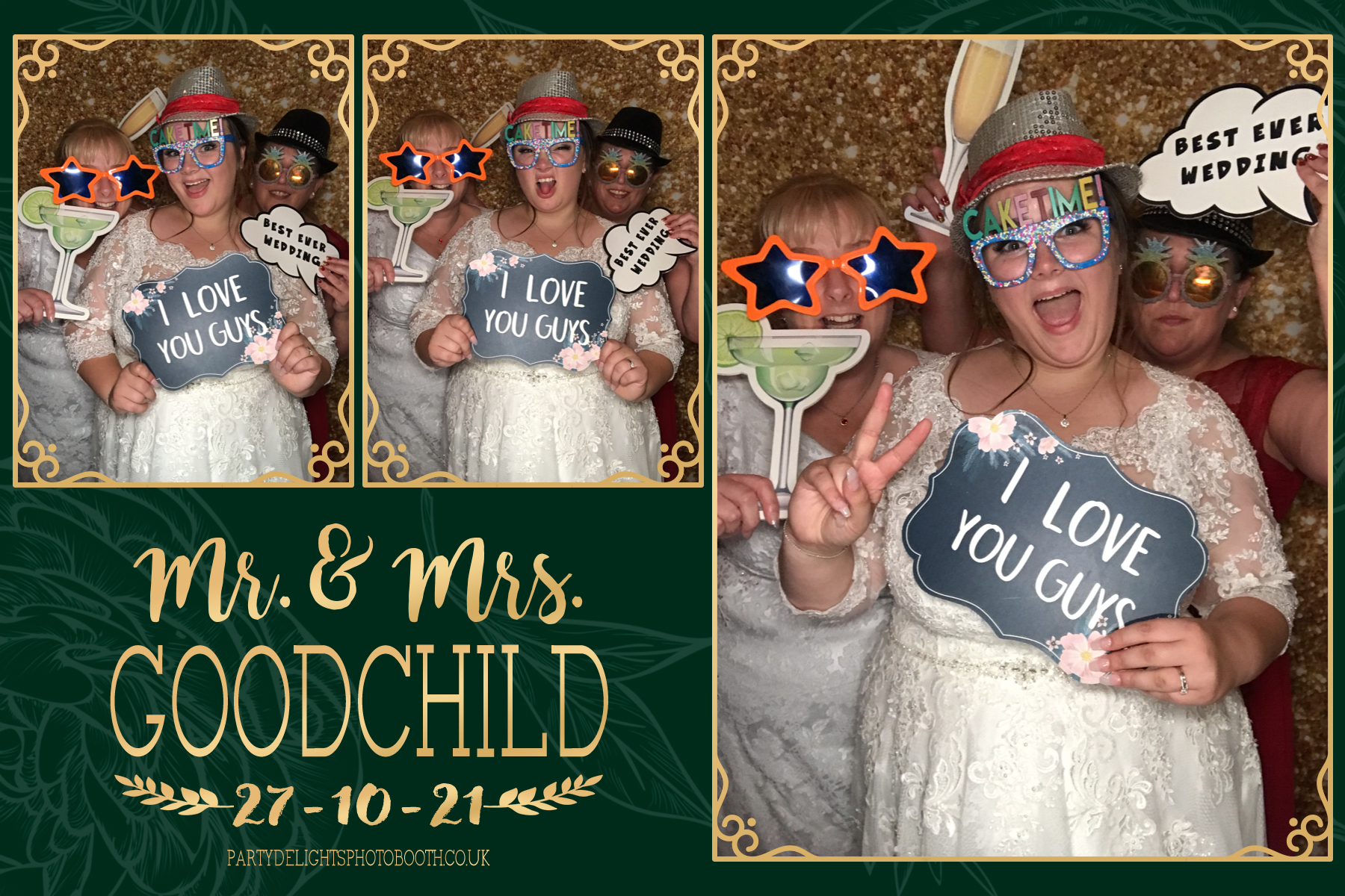Mr and Mrs Goodchild | View more photos from the event at gallery.partydelightsphotobooth.co.uk/u/PartyDelightsPhotoBooth/Mr-and-Mrs-Goodchild