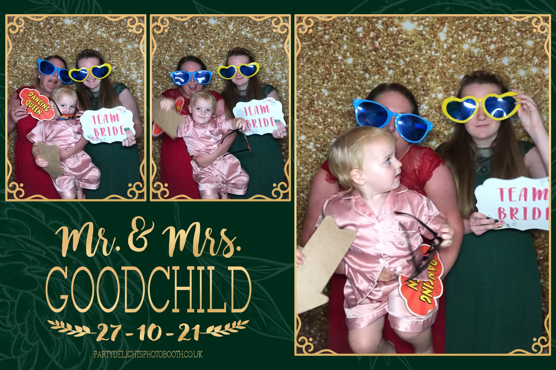 Mr and Mrs Goodchild | View more photos from the event at gallery.partydelightsphotobooth.co.uk/u/PartyDelightsPhotoBooth/Mr-and-Mrs-Goodchild