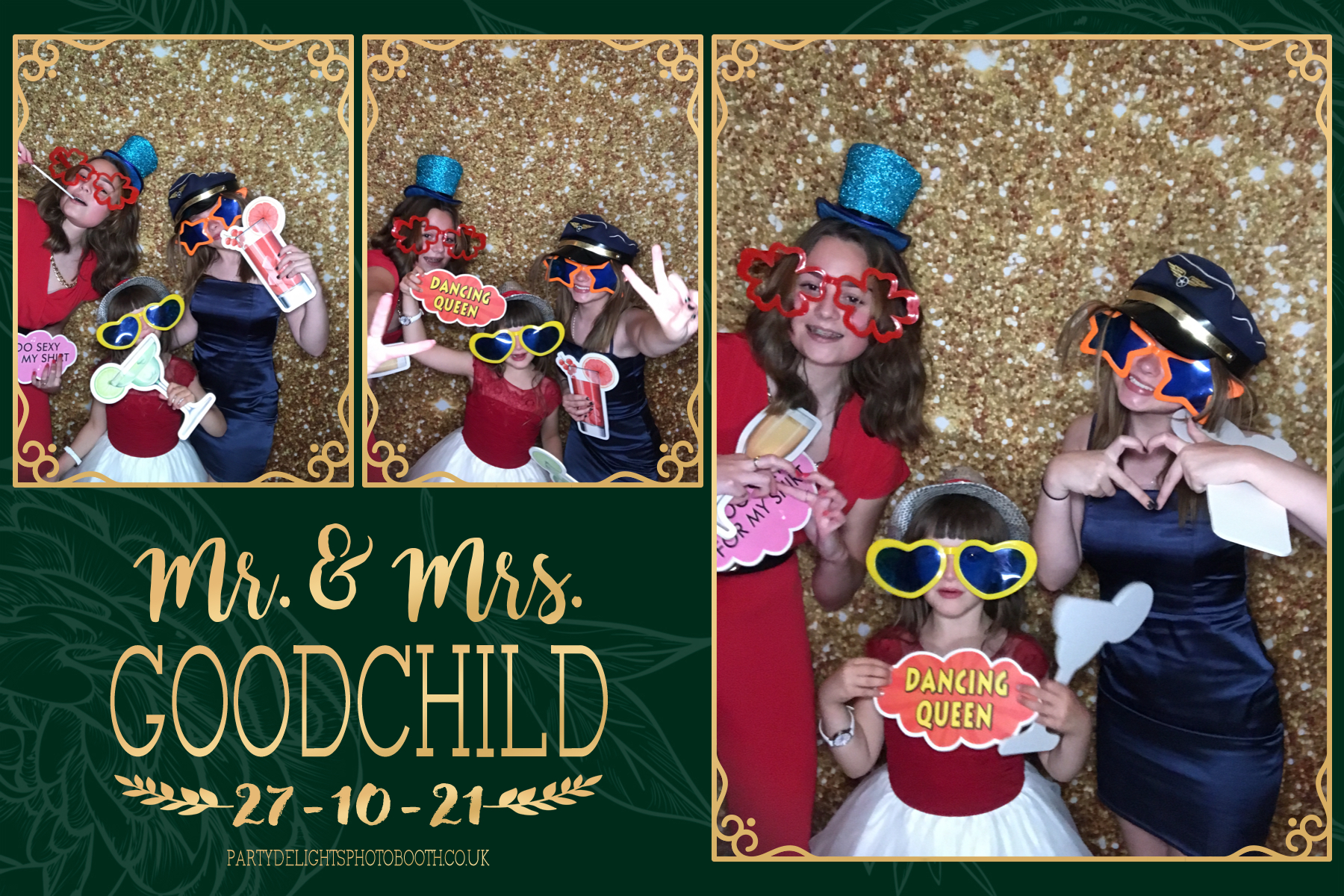 Mr and Mrs Goodchild | View more photos from the event at gallery.partydelightsphotobooth.co.uk/u/PartyDelightsPhotoBooth/Mr-and-Mrs-Goodchild