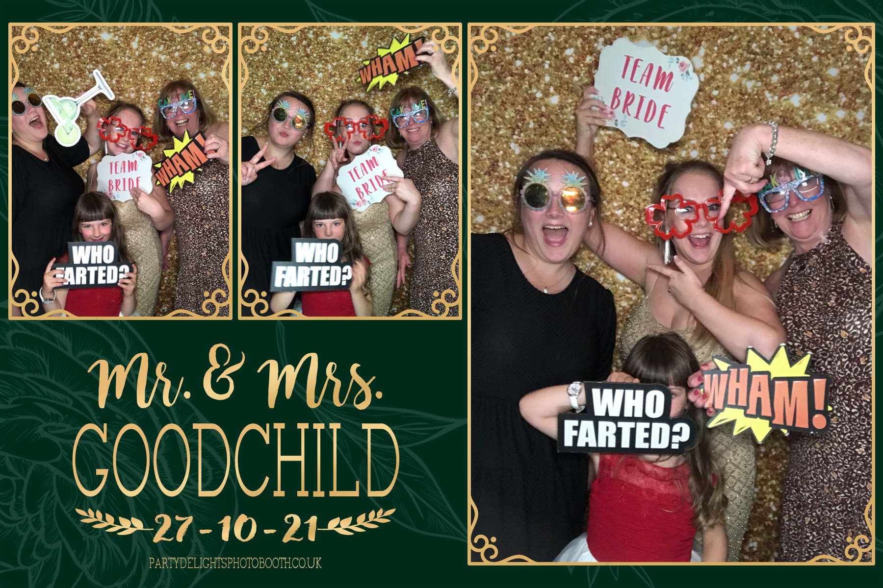 Mr and Mrs Goodchild | View more photos from the event at gallery.partydelightsphotobooth.co.uk/u/PartyDelightsPhotoBooth/Mr-and-Mrs-Goodchild