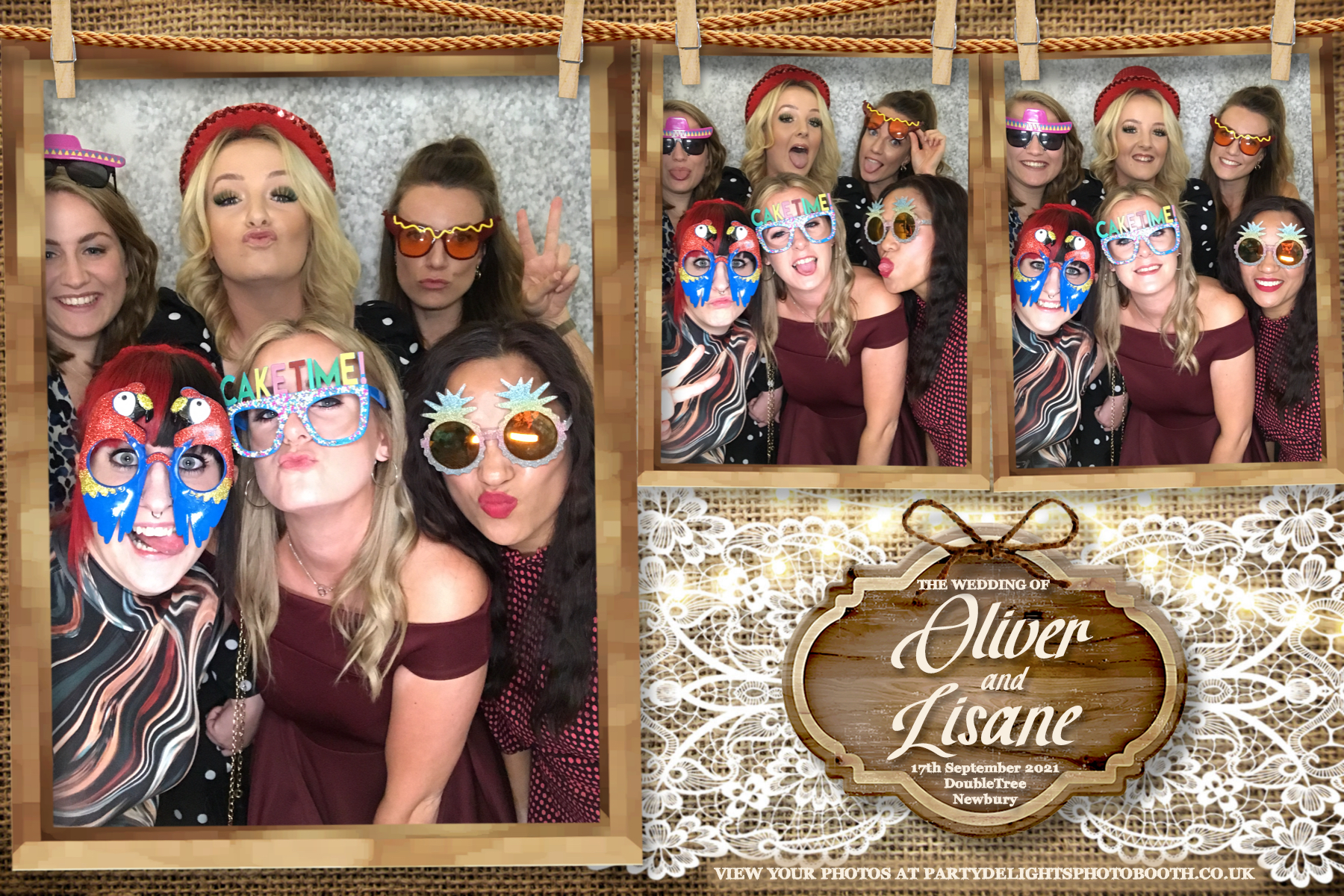 Oliver & Lisane's Wedding | View more photos from the event at gallery.partydelightsphotobooth.co.uk/u/PartyDelightsPhotoBooth/Oliver-Lisanes-Wedding