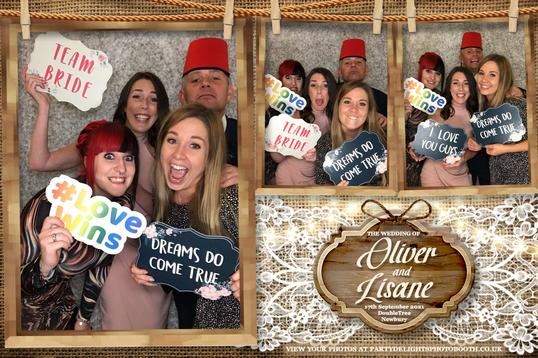 Oliver & Lisane's Wedding | View more photos from the event at gallery.partydelightsphotobooth.co.uk/u/PartyDelightsPhotoBooth/Oliver-Lisanes-Wedding