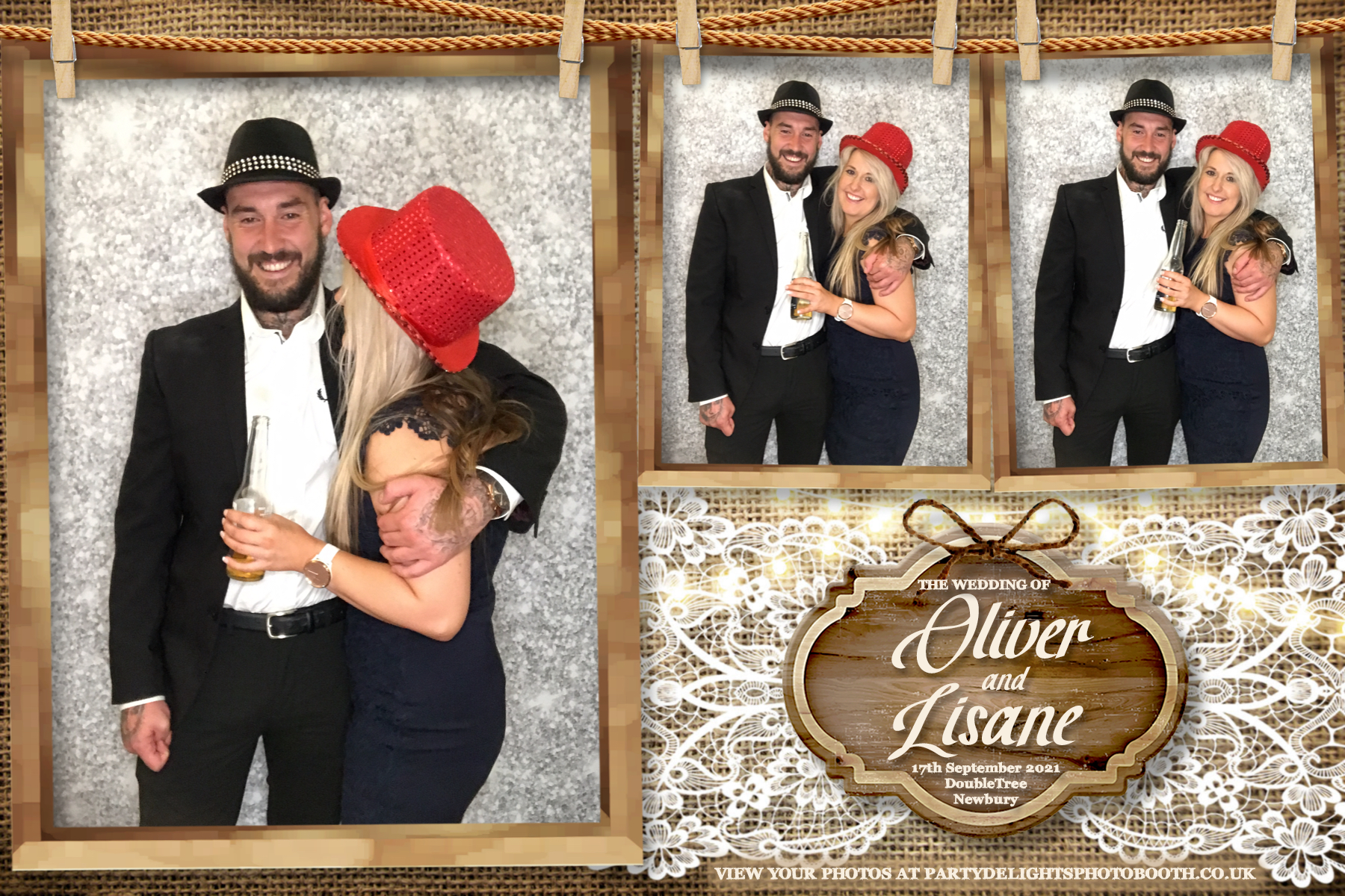 Oliver & Lisane's Wedding | View more photos from the event at gallery.partydelightsphotobooth.co.uk/u/PartyDelightsPhotoBooth/Oliver-Lisanes-Wedding