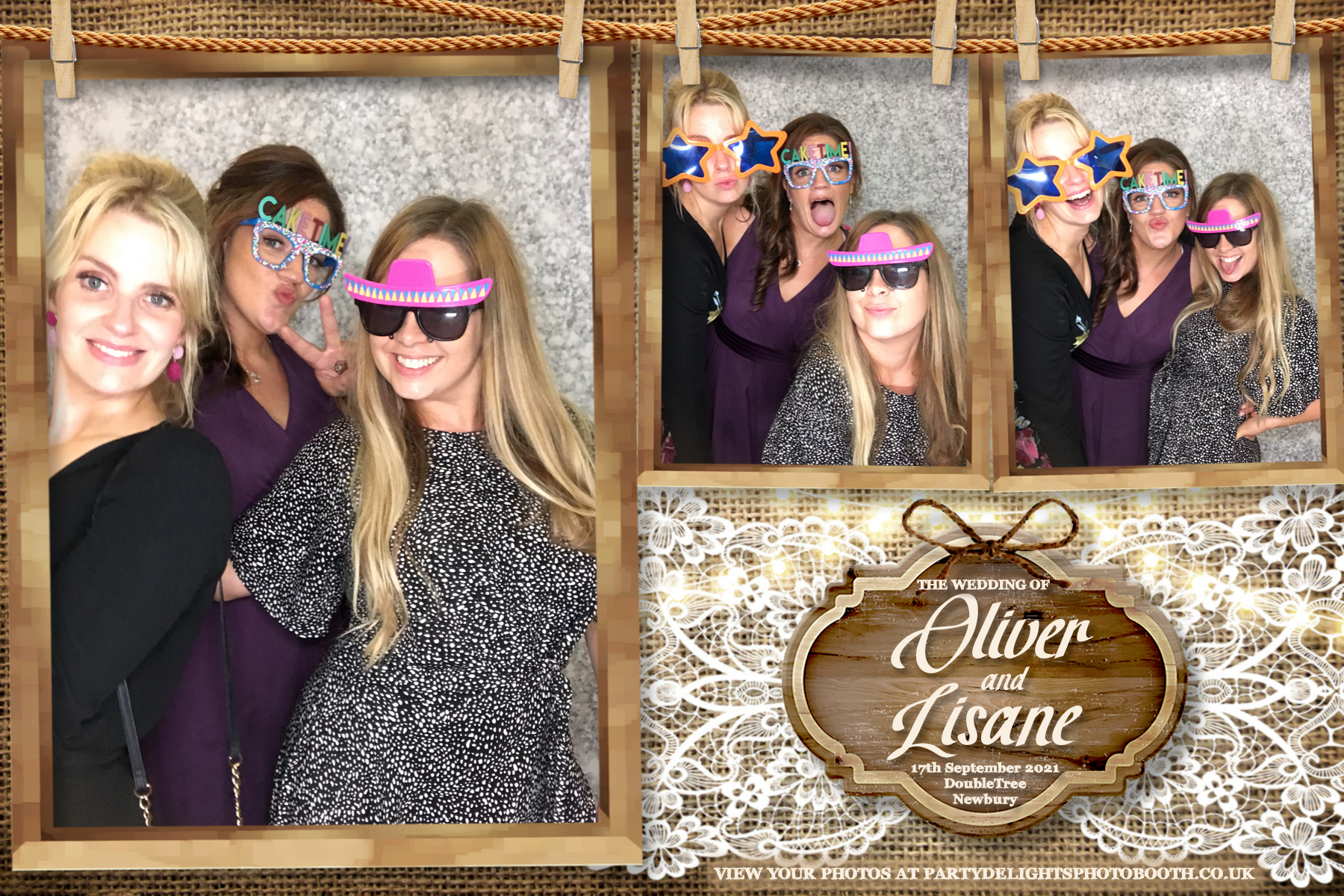 Oliver & Lisane's Wedding | View more photos from the event at gallery.partydelightsphotobooth.co.uk/u/PartyDelightsPhotoBooth/Oliver-Lisanes-Wedding