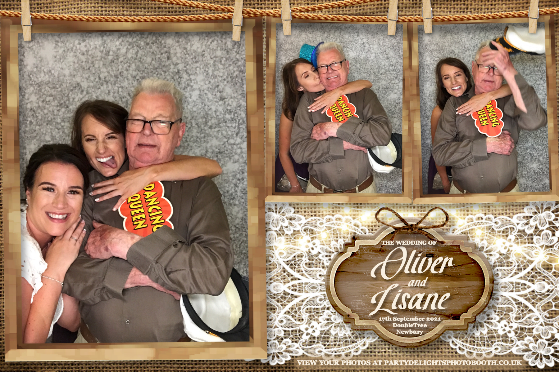 Oliver & Lisane's Wedding | View more photos from the event at gallery.partydelightsphotobooth.co.uk/u/PartyDelightsPhotoBooth/Oliver-Lisanes-Wedding
