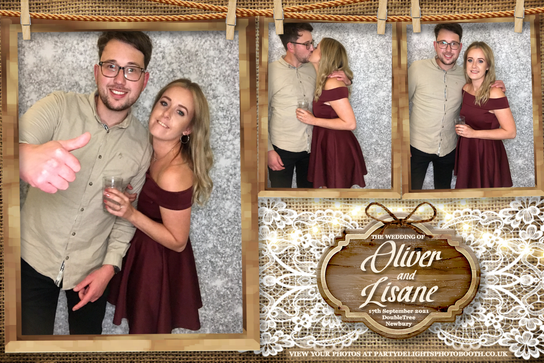 Oliver & Lisane's Wedding | View more photos from the event at gallery.partydelightsphotobooth.co.uk/u/PartyDelightsPhotoBooth/Oliver-Lisanes-Wedding