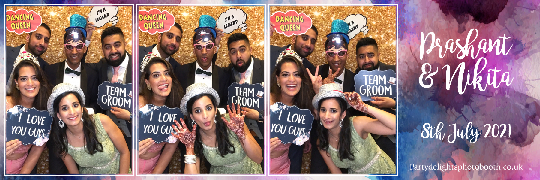 Prashant & Nikita's Wedding | View more photos from the event at gallery.partydelightsphotobooth.co.uk/u/PartyDelightsPhotoBooth/Prashant-Nikitas-Wedding