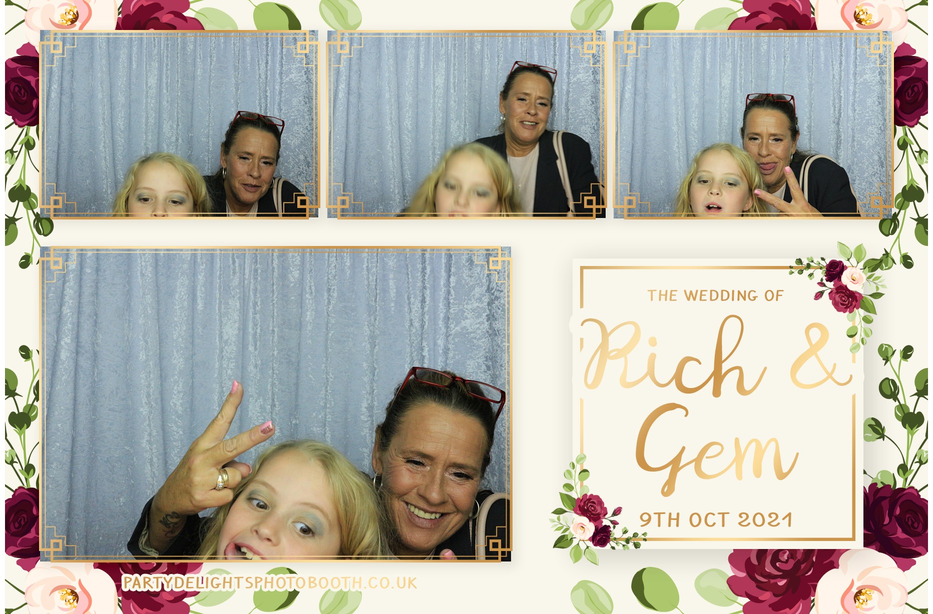Richard & Gemma's Wedding | View more photos from the event at gallery.partydelightsphotobooth.co.uk/u/PartyDelightsPhotoBooth/Richard-Gemmas-Wedding