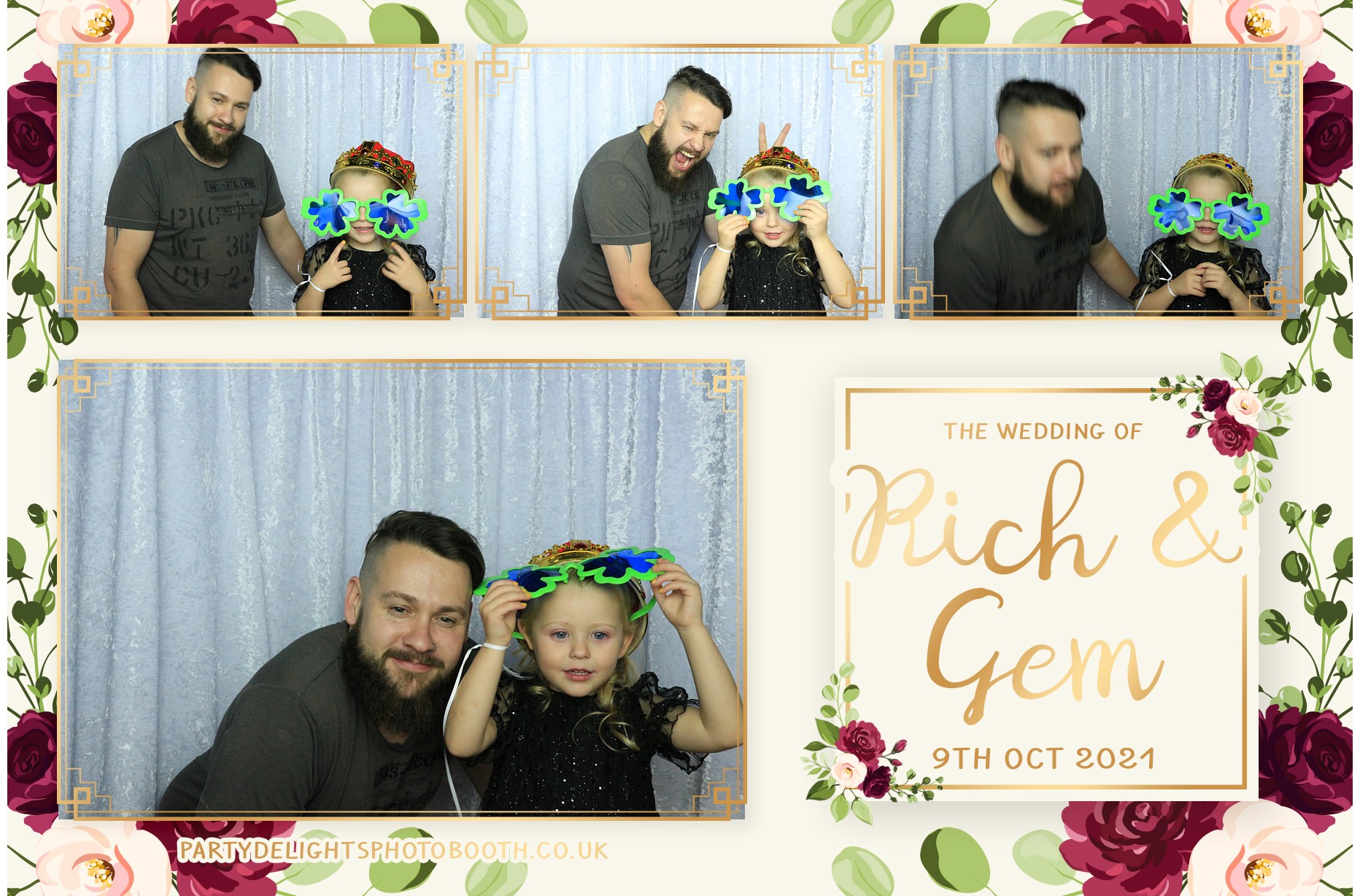 Richard & Gemma's Wedding | View more photos from the event at gallery.partydelightsphotobooth.co.uk/u/PartyDelightsPhotoBooth/Richard-Gemmas-Wedding
