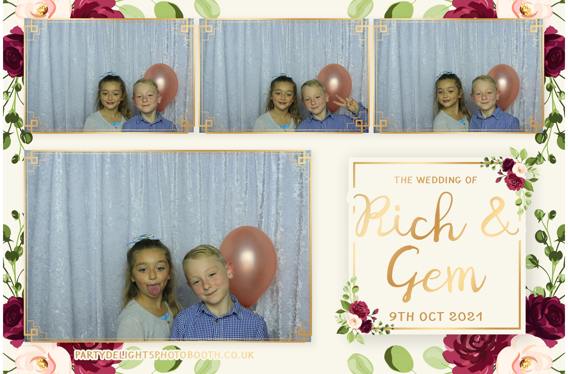 Richard & Gemma's Wedding | View more photos from the event at gallery.partydelightsphotobooth.co.uk/u/PartyDelightsPhotoBooth/Richard-Gemmas-Wedding