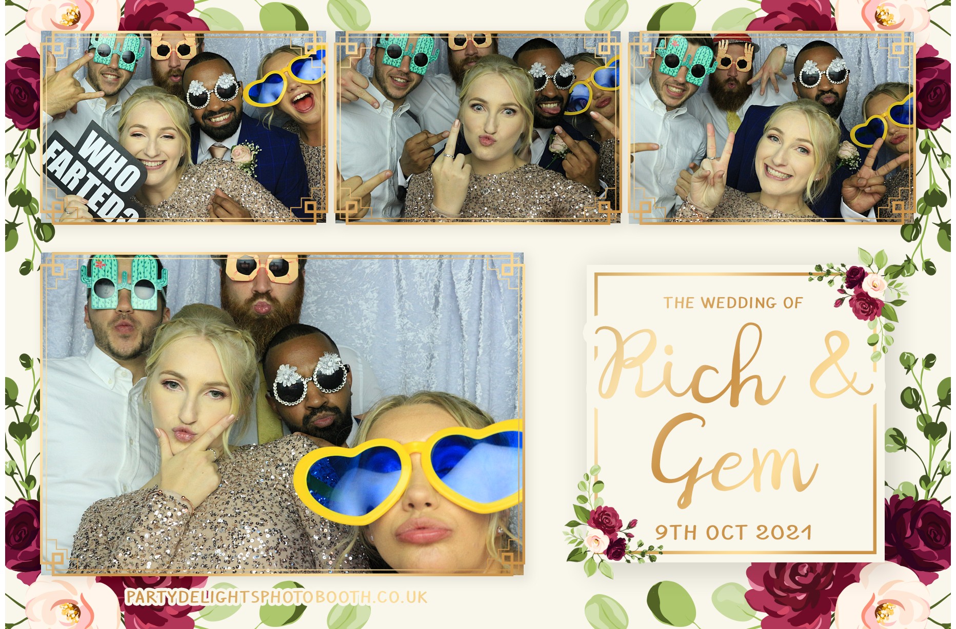 Richard & Gemma's Wedding | View more photos from the event at gallery.partydelightsphotobooth.co.uk/u/PartyDelightsPhotoBooth/Richard-Gemmas-Wedding