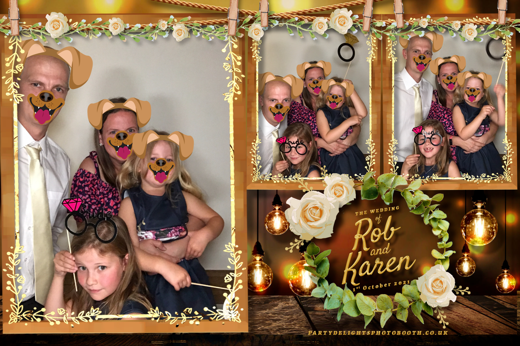 Rob & Karen's Wedding | View more photos from the event at gallery.partydelightsphotobooth.co.uk/u/PartyDelightsPhotoBooth/Rob-Karens-Wedding