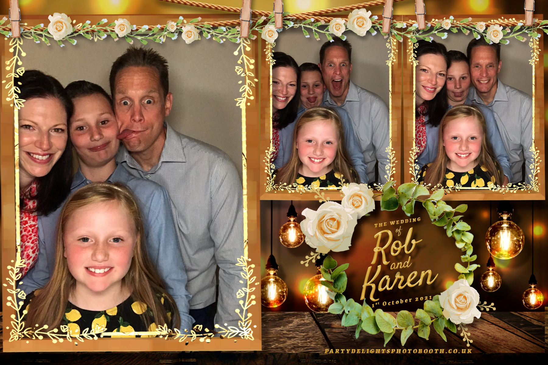 Rob & Karen's Wedding | View more photos from the event at gallery.partydelightsphotobooth.co.uk/u/PartyDelightsPhotoBooth/Rob-Karens-Wedding