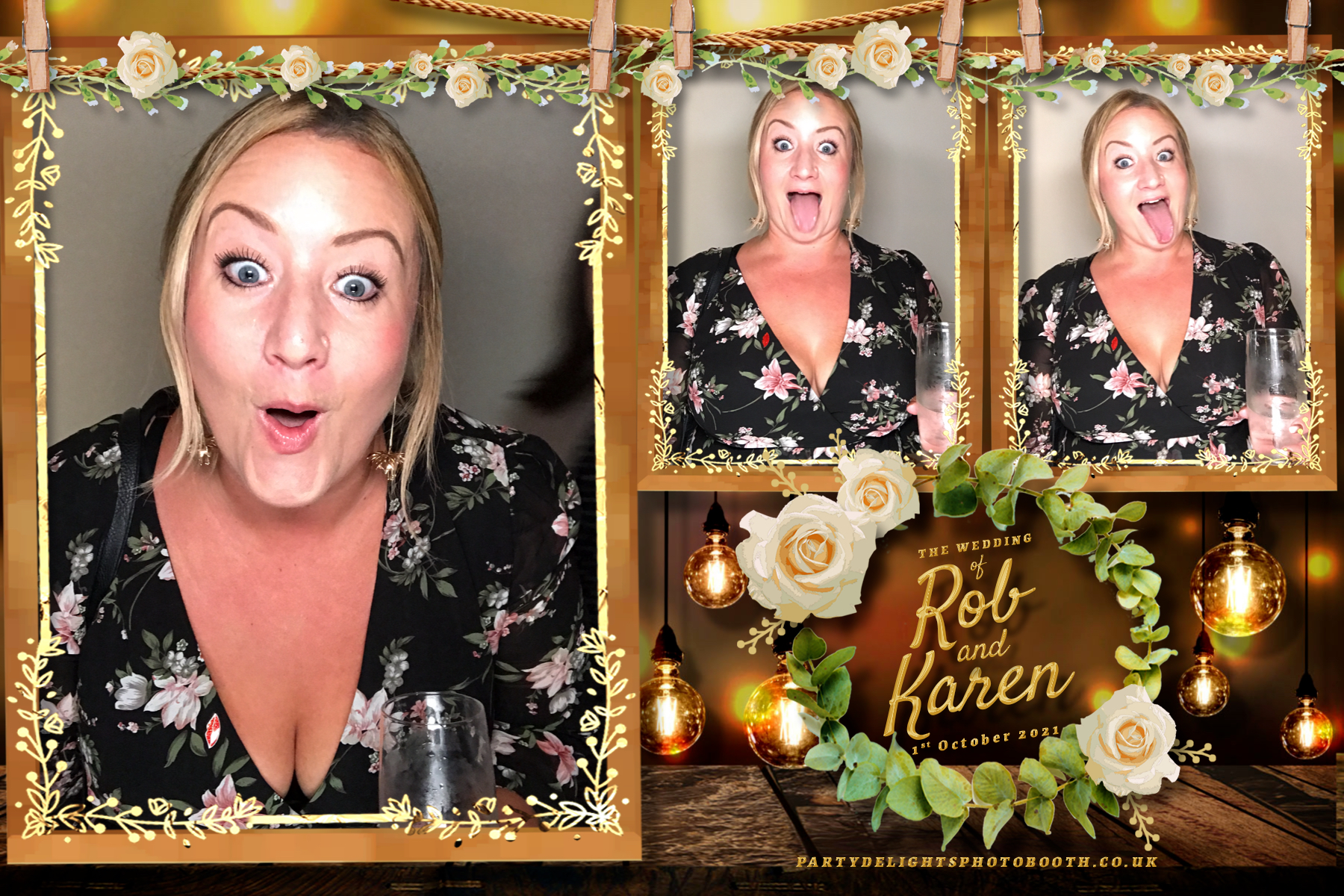 Rob & Karen's Wedding | View more photos from the event at gallery.partydelightsphotobooth.co.uk/u/PartyDelightsPhotoBooth/Rob-Karens-Wedding