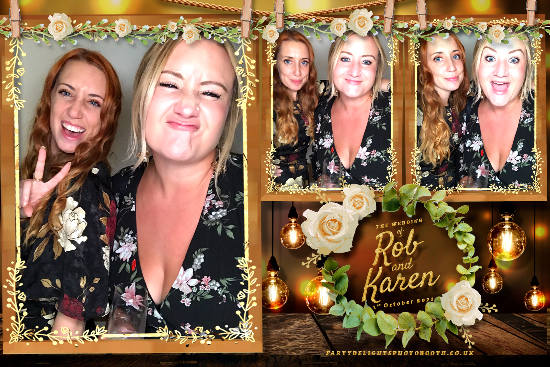 Rob & Karen's Wedding | View more photos from the event at gallery.partydelightsphotobooth.co.uk/u/PartyDelightsPhotoBooth/Rob-Karens-Wedding