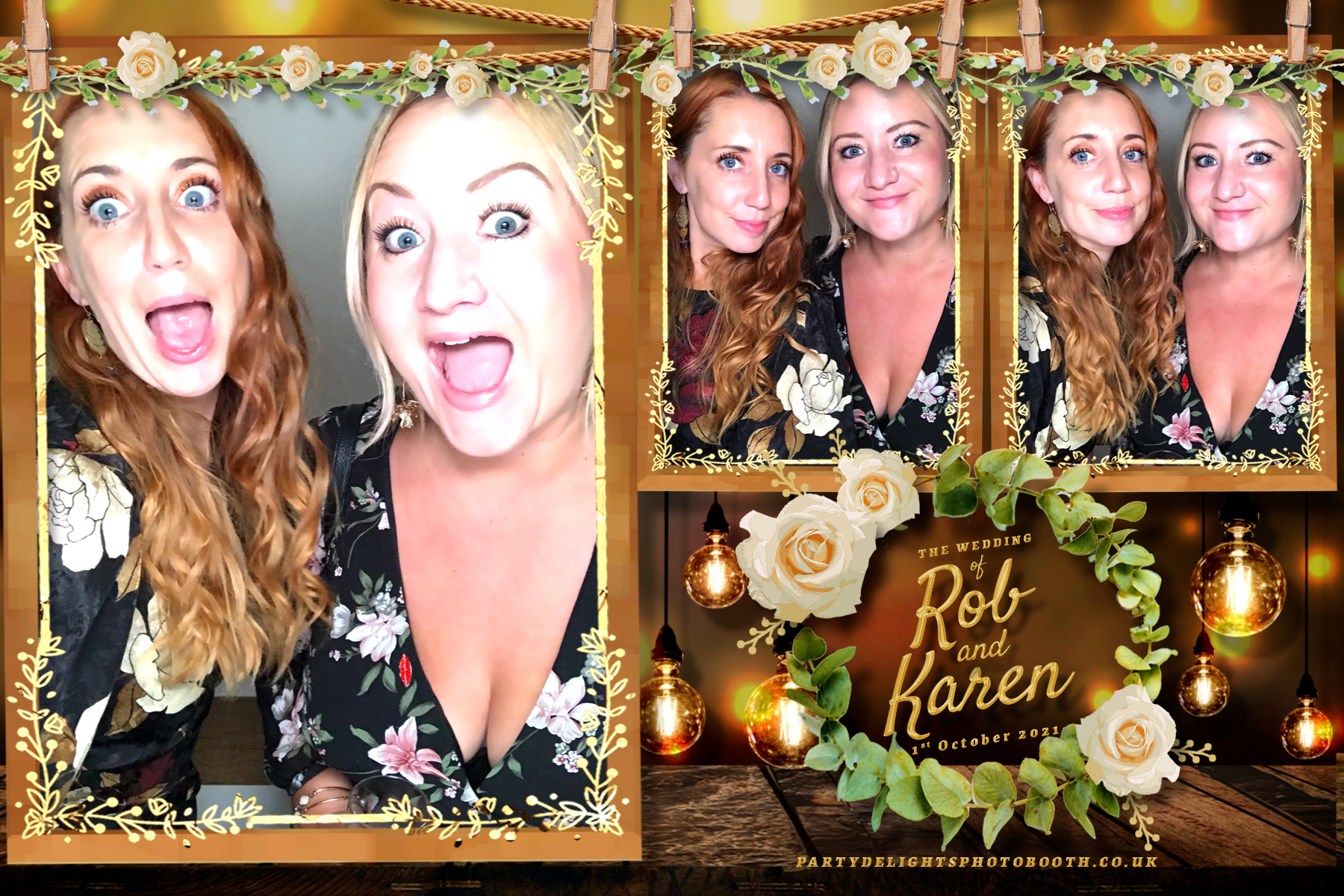 Rob & Karen's Wedding | View more photos from the event at gallery.partydelightsphotobooth.co.uk/u/PartyDelightsPhotoBooth/Rob-Karens-Wedding