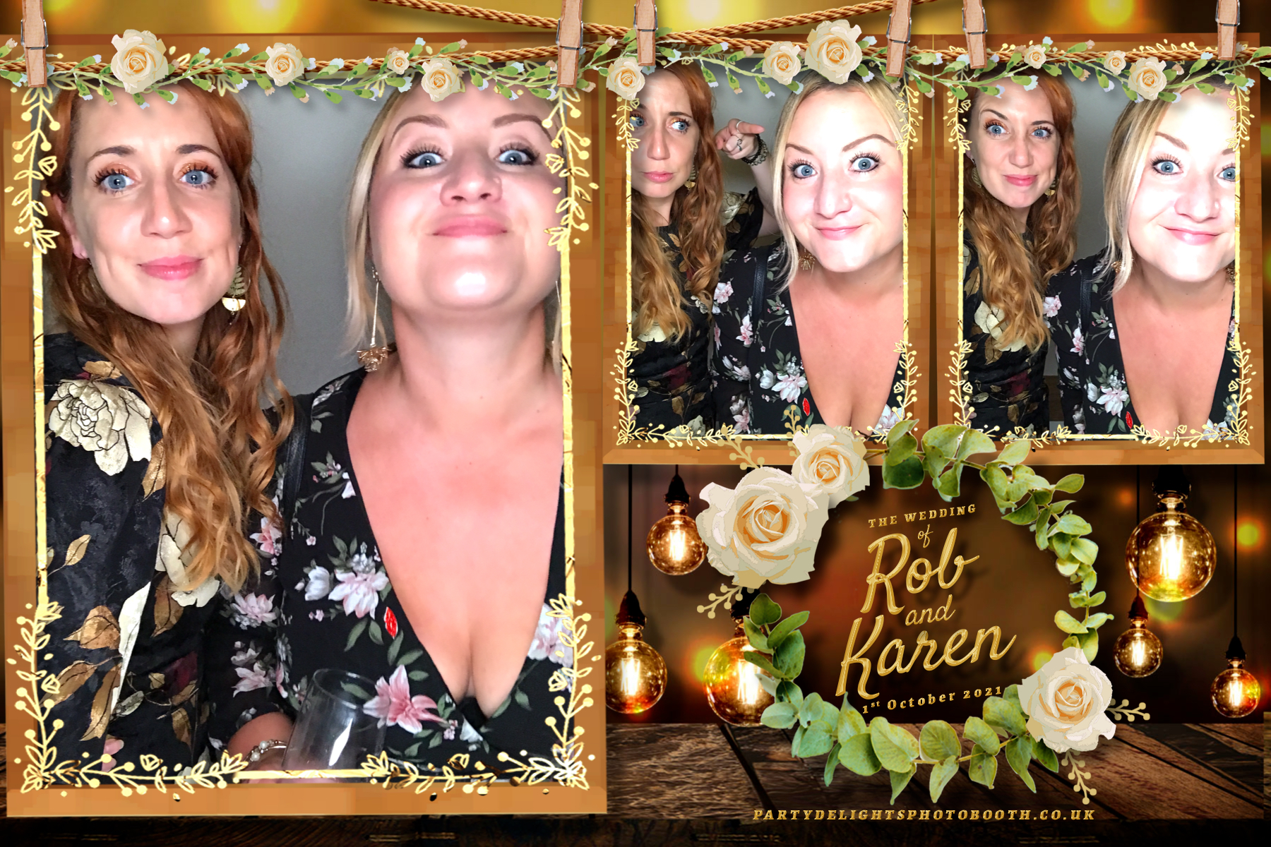 Rob & Karen's Wedding | View more photos from the event at gallery.partydelightsphotobooth.co.uk/u/PartyDelightsPhotoBooth/Rob-Karens-Wedding