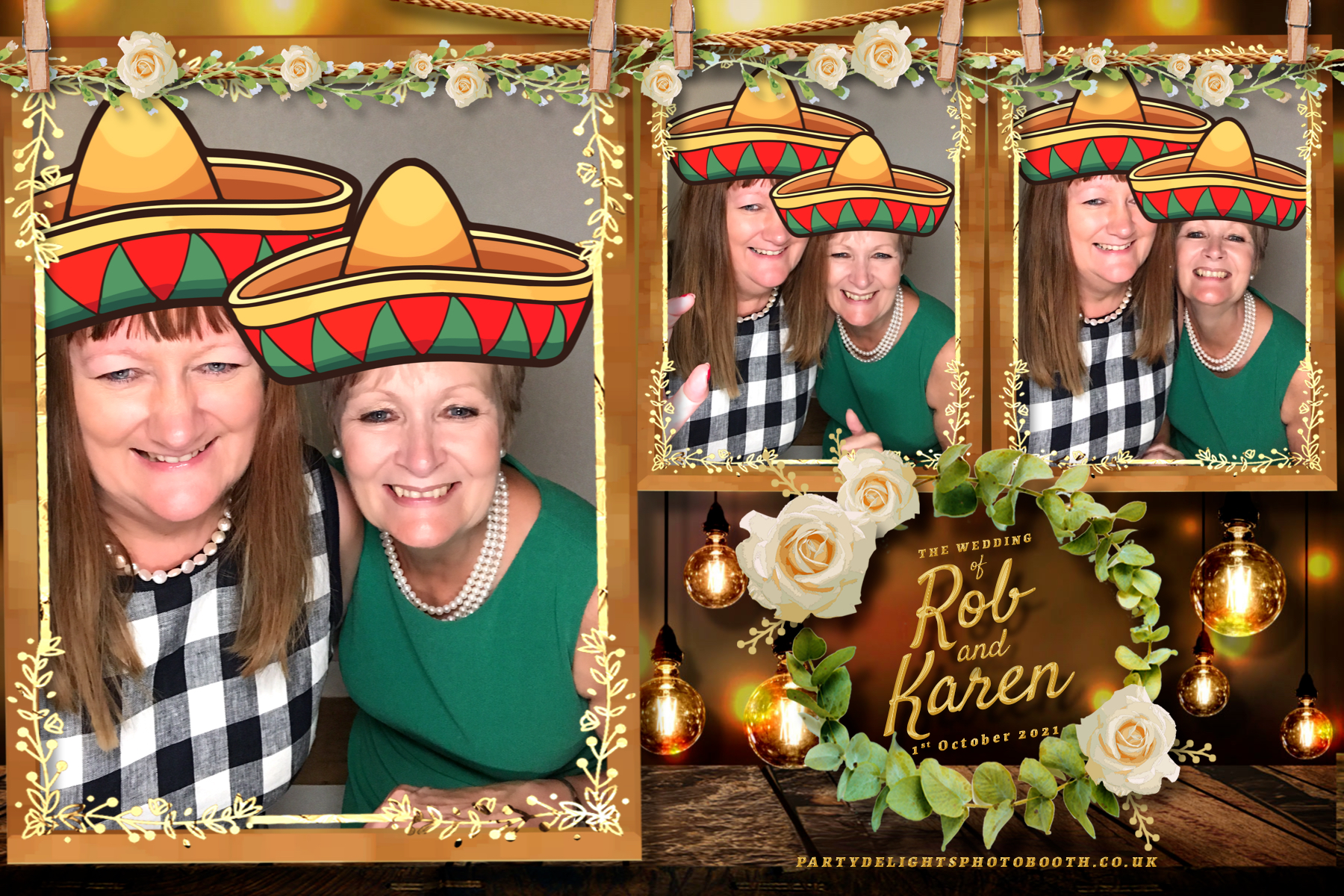 Rob & Karen's Wedding | View more photos from the event at gallery.partydelightsphotobooth.co.uk/u/PartyDelightsPhotoBooth/Rob-Karens-Wedding